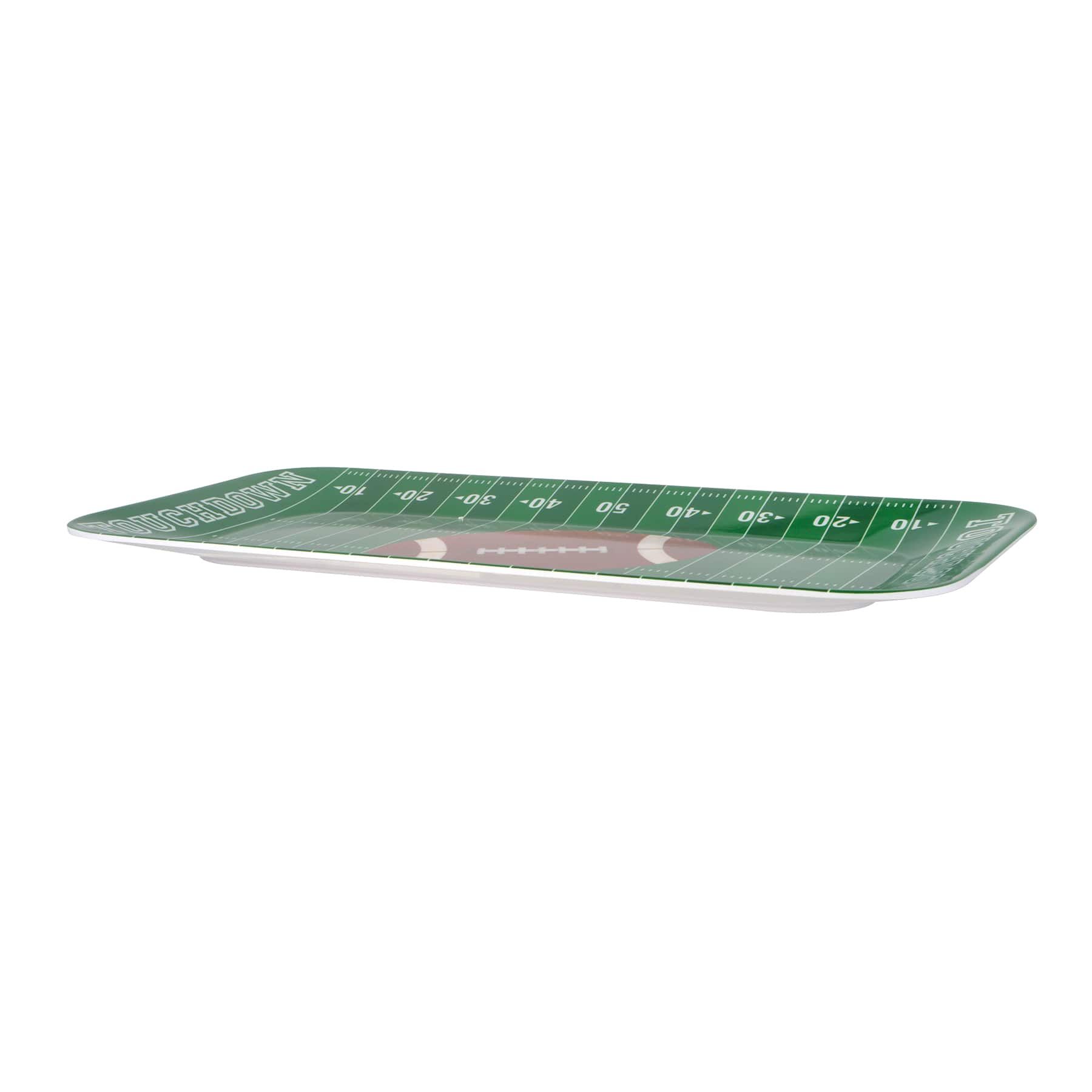 15.75&#x22; x 8&#x22; Touchdown Serving Tray by Celebrate It&#x2122;