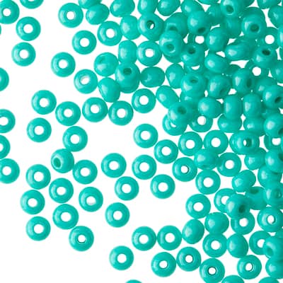 Dazzle-It!™ 6/0 Opaque Czech Glass Seed Beads, Mint Julep Mix