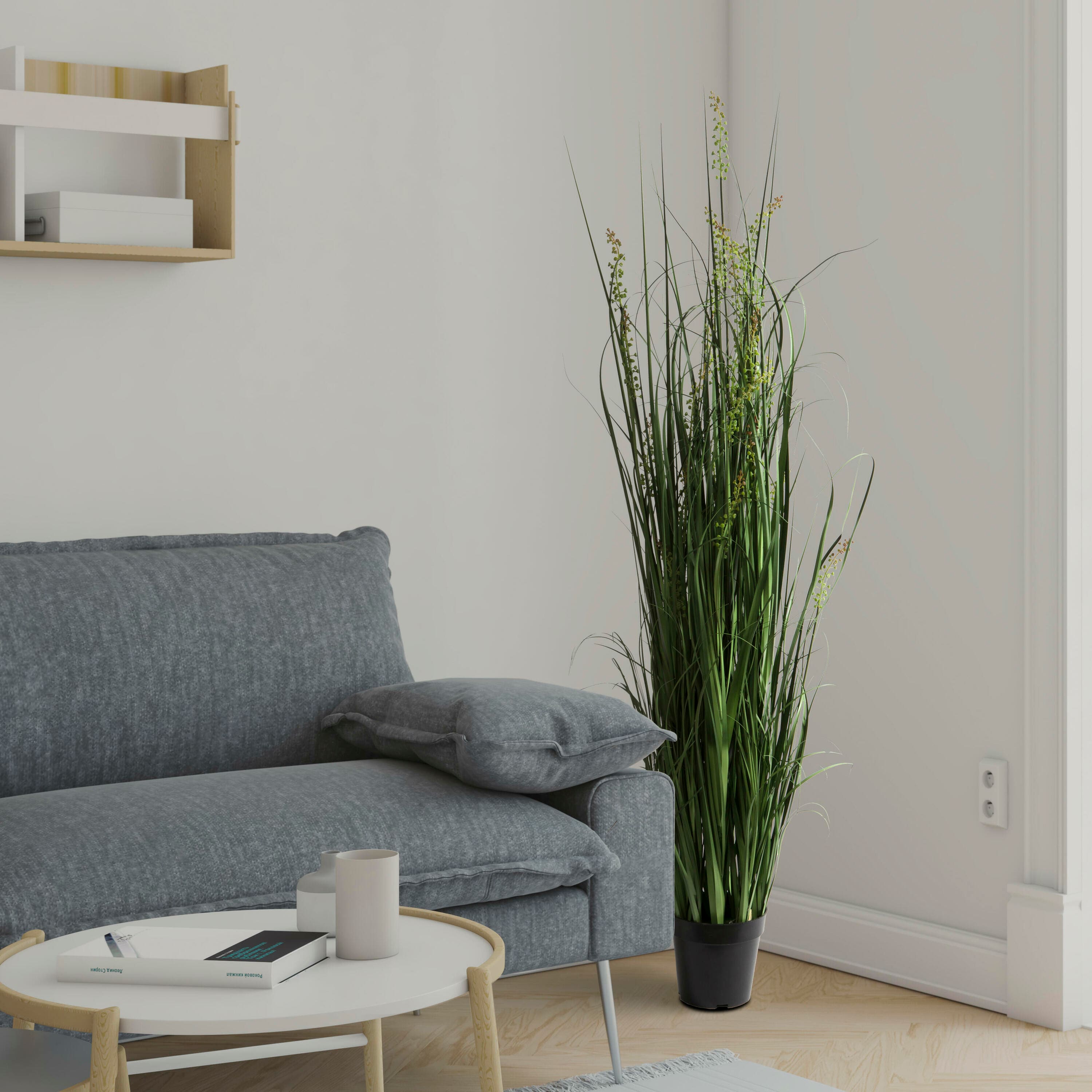 Artificial Potted Green Sheep&#x27;s Grass