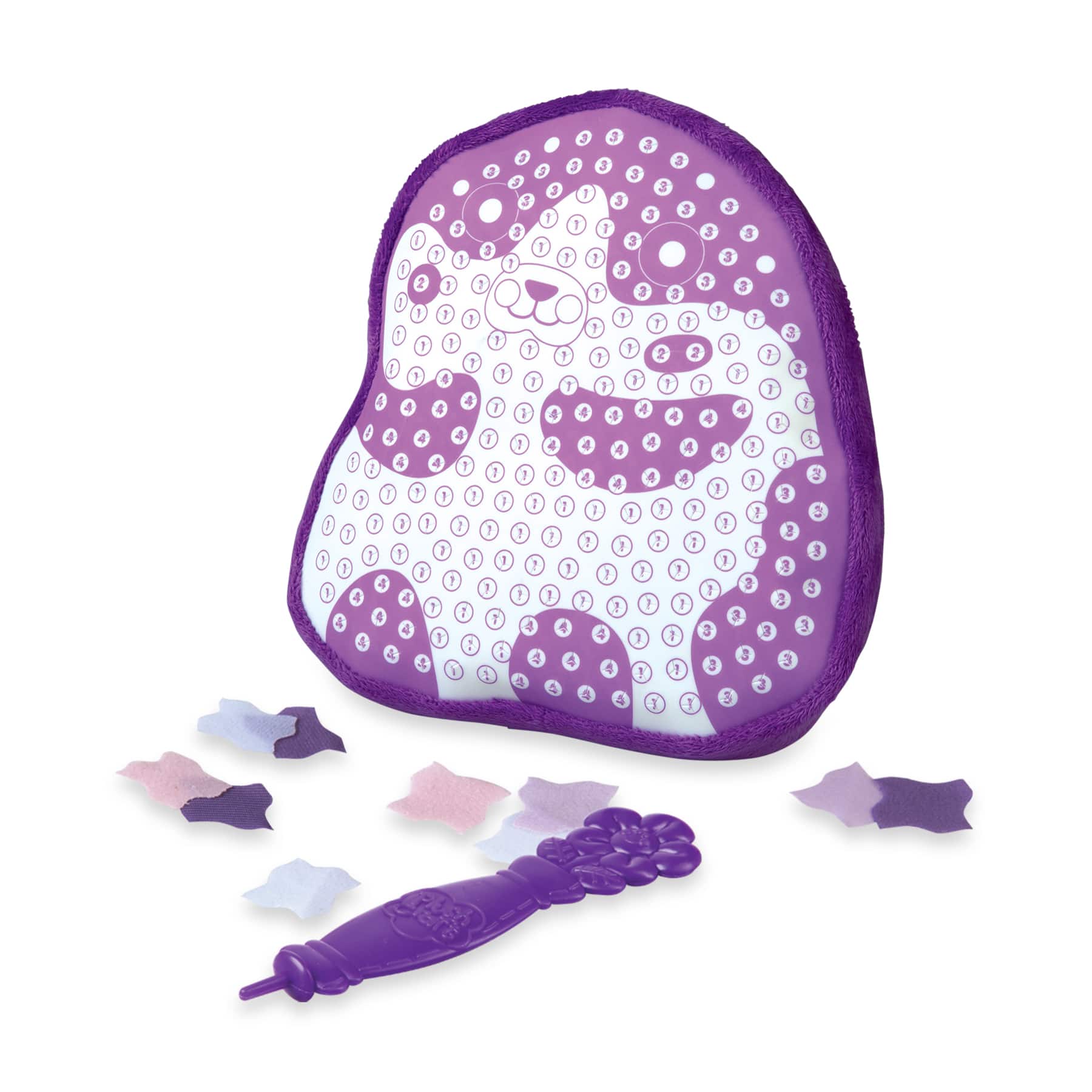 12 Pack: Assorted PlushCraft™ Fabric by Number Animal Pillow Kit