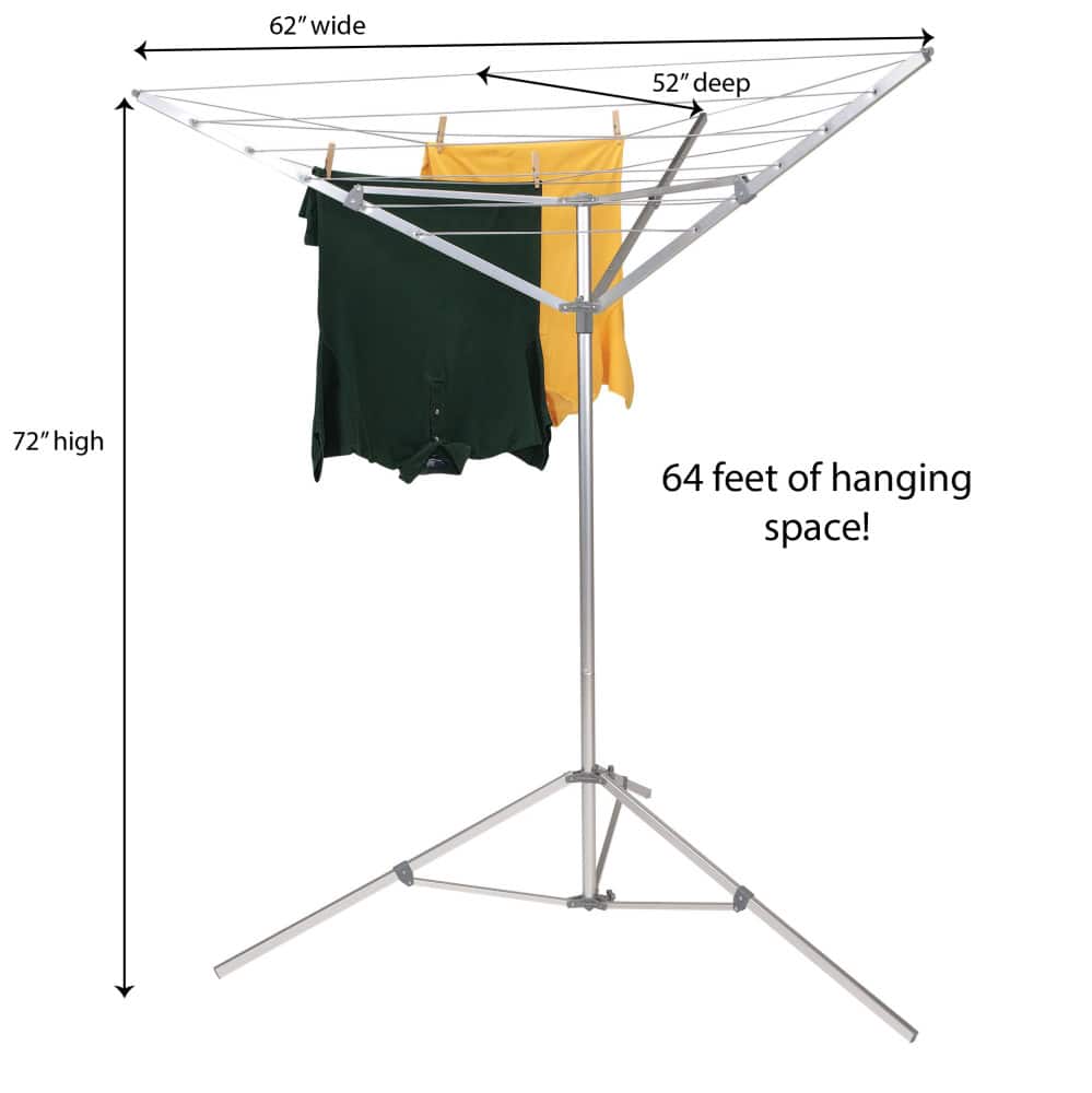 Household Essentials Portable Umbrella Clothesline Dryer