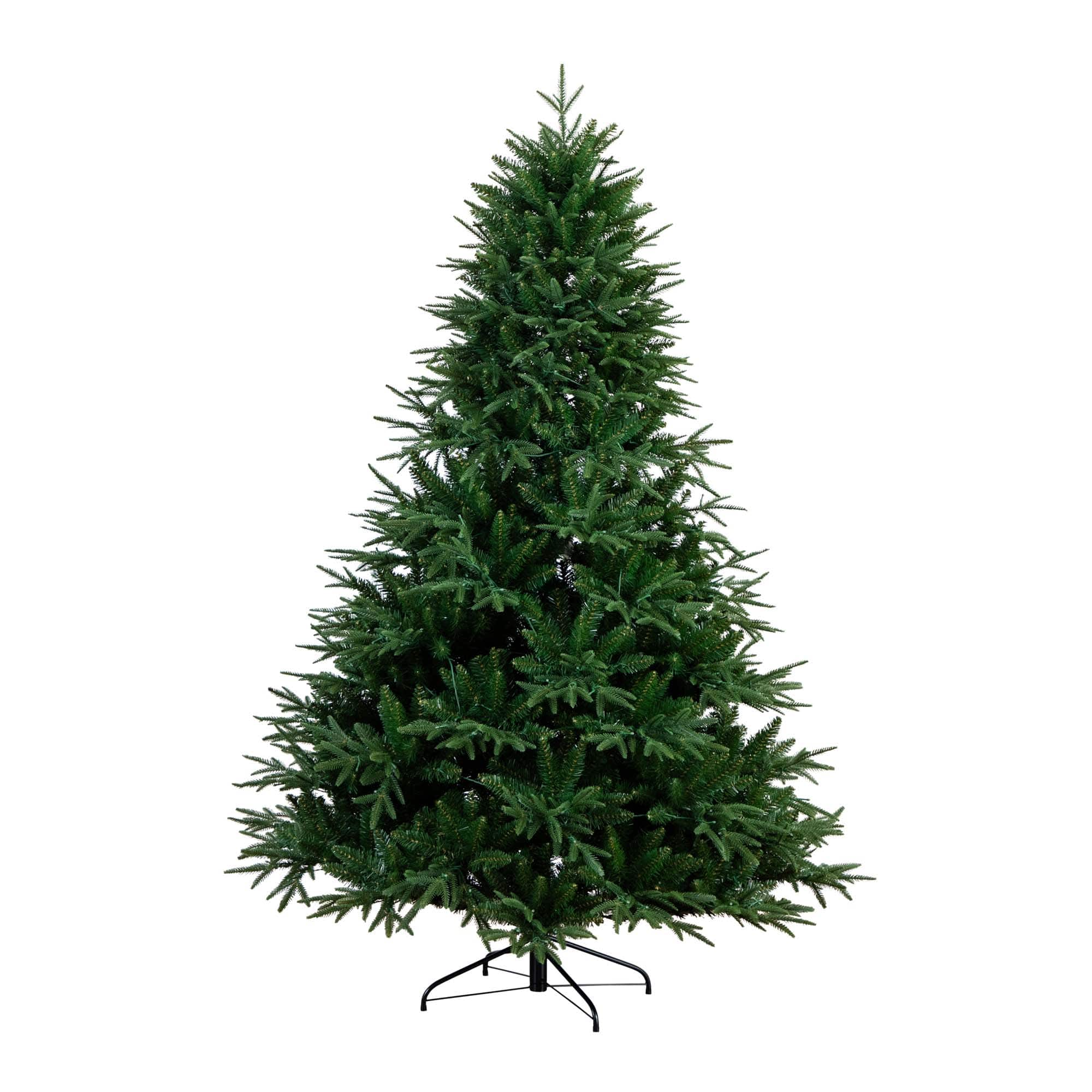 7ft. Pre-Lit Edmonton Fir Artificial Christmas Tree, Color Changing LED Lights