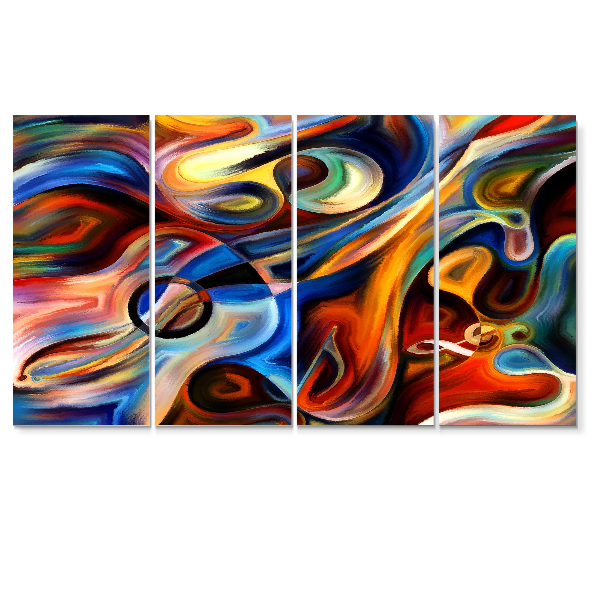 Designart - Abstract Music and Rhythm - Abstract Canvas Art Print
