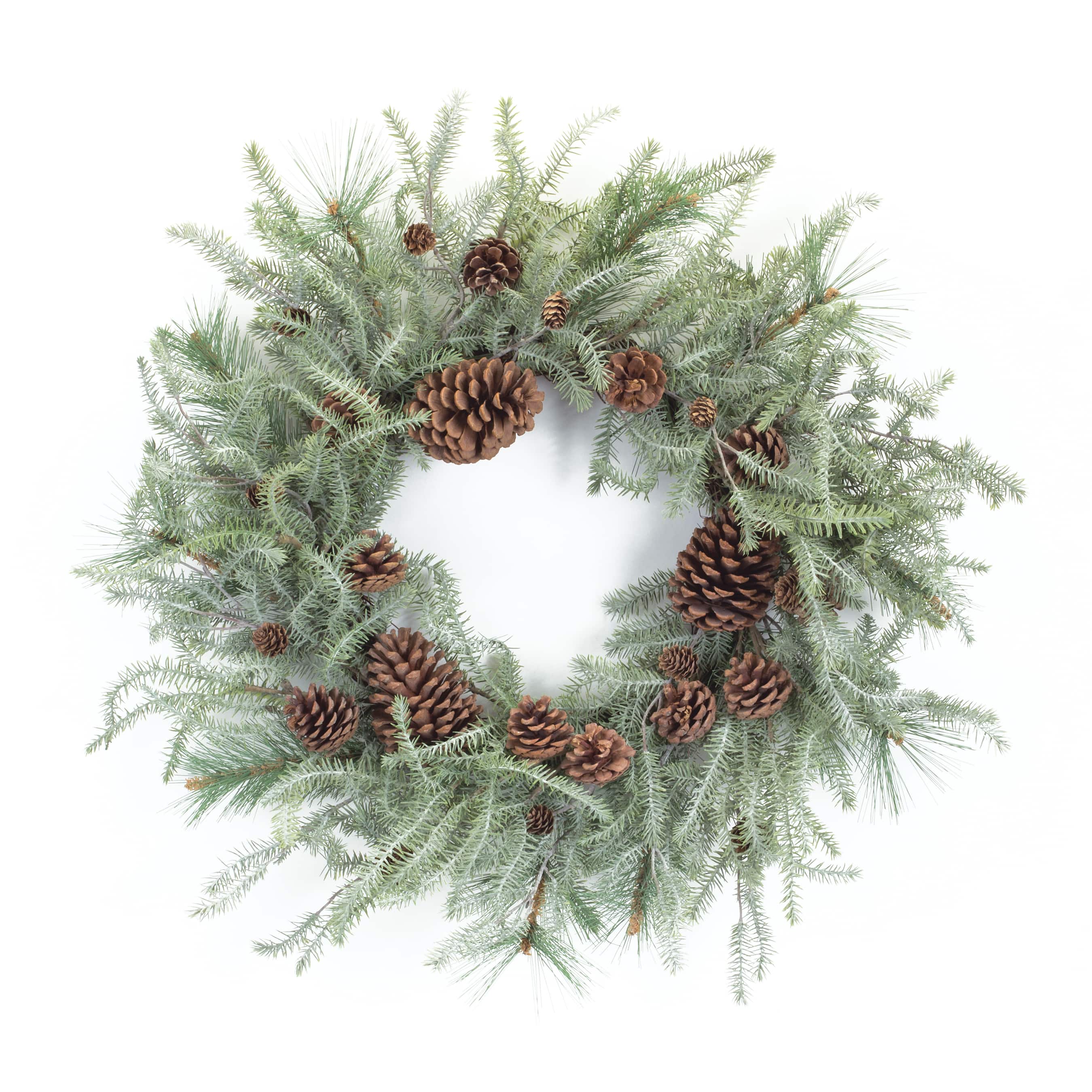 29.5" Pine Wreath with Pinecones