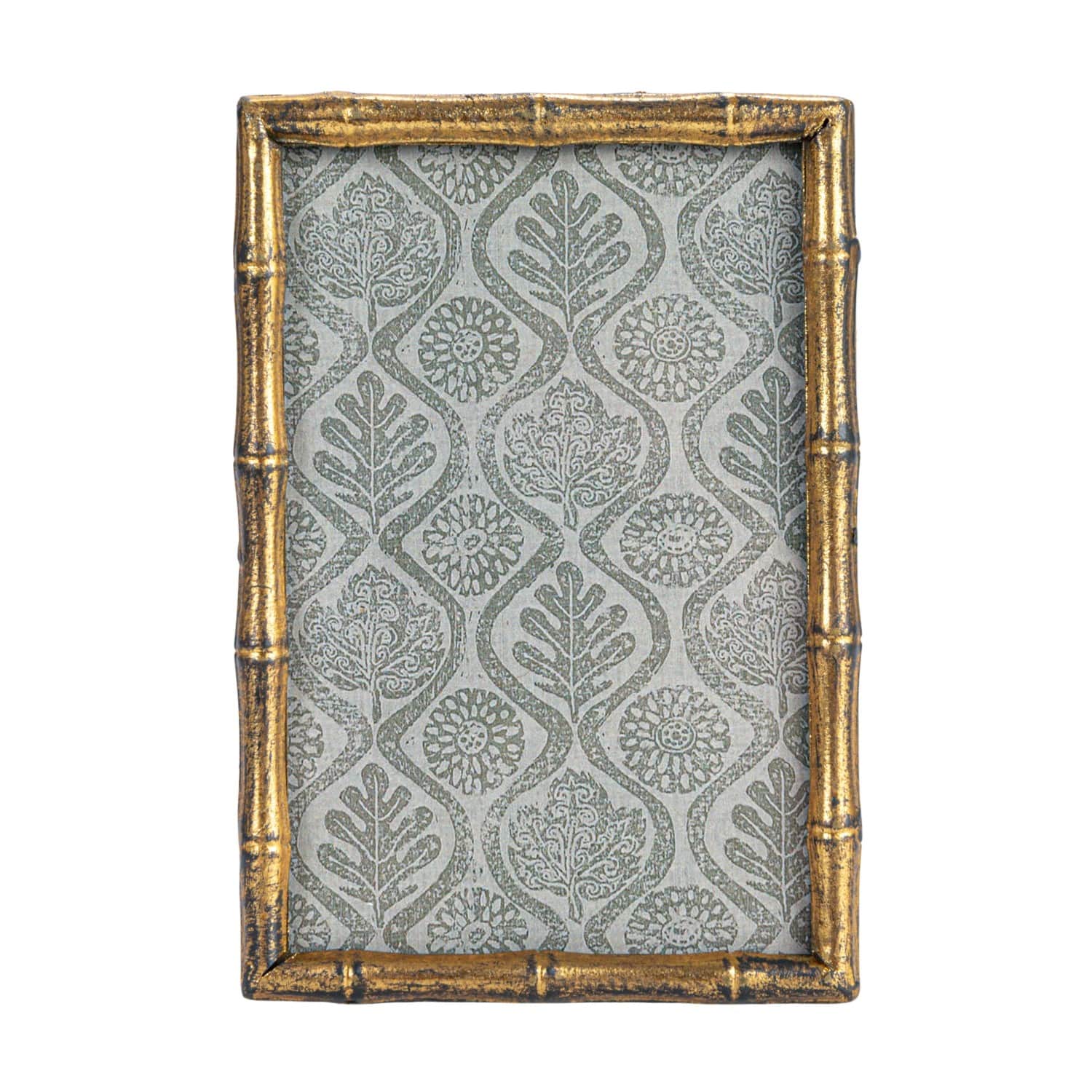 Hello Honey® Gold Colored Metal Bamboo Style Photo Frame