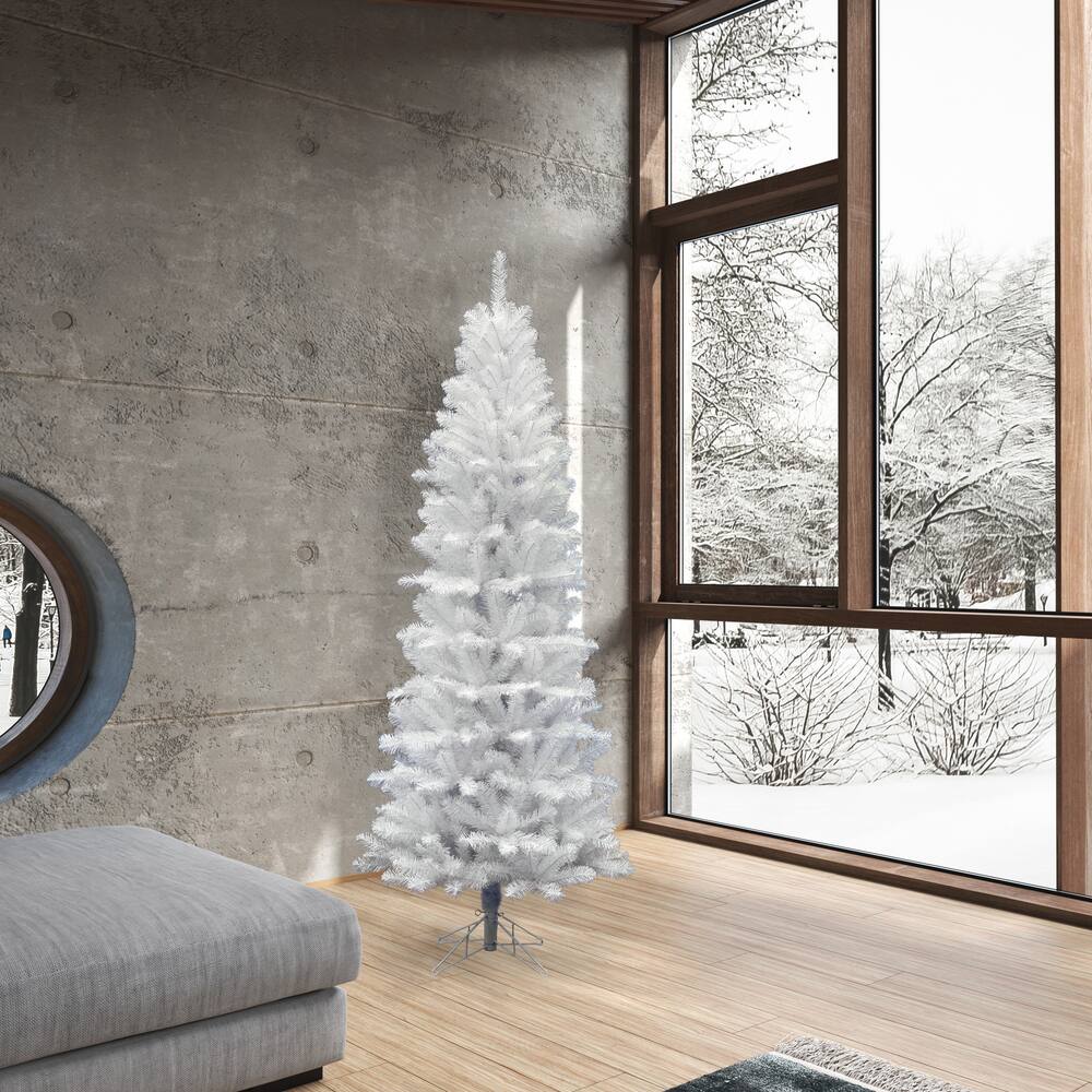 6.5ft. Unlit White Salem Pine Artificial Christmas Tree