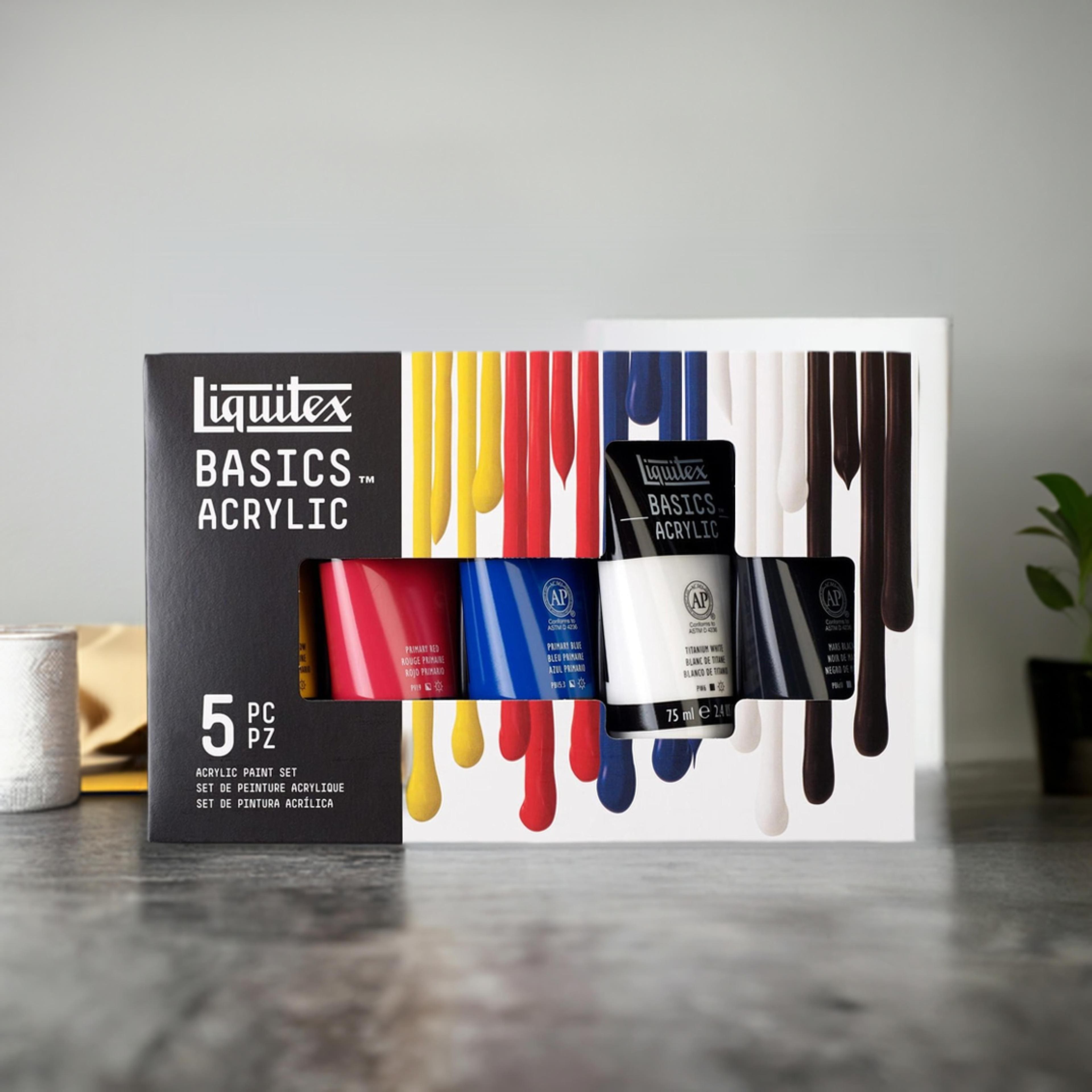 Liquitex&#xAE; BASICS&#x2122; 5 Color Acrylic Color Value Set