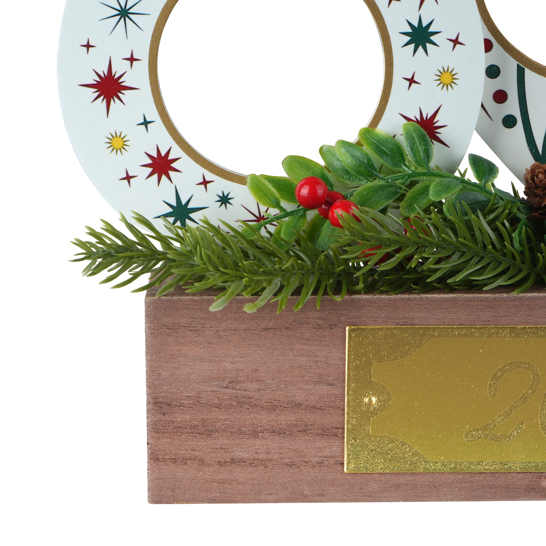 3 Opening 3&#x22; x 3&#x22; Ornaments &#x26; Foliage 2025 Frame by Studio D&#xE9;cor&#xAE;