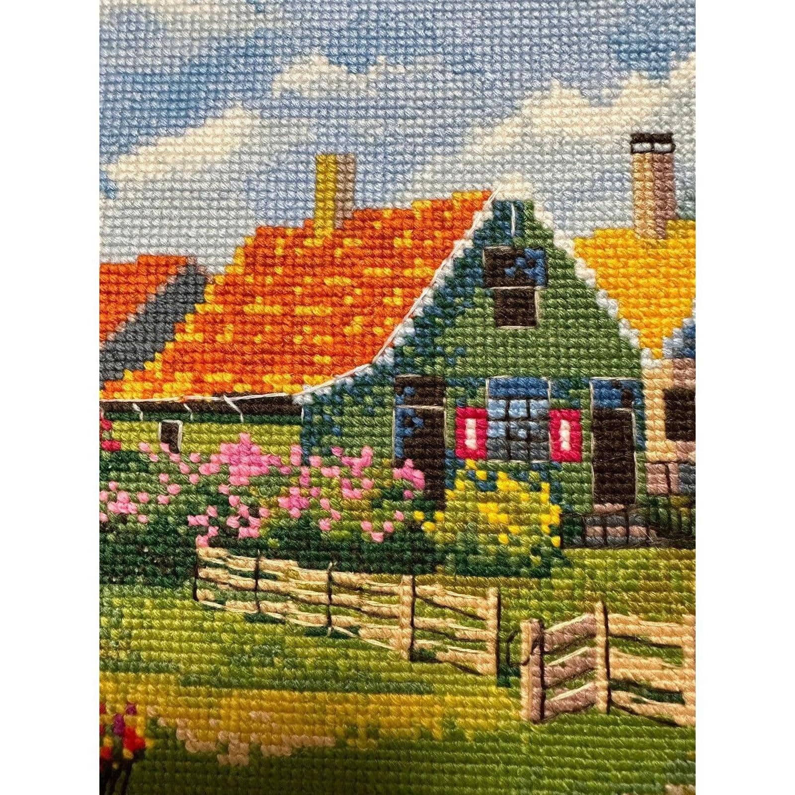 RIOLIS Tulip Field Counted Cross Stitch Kit