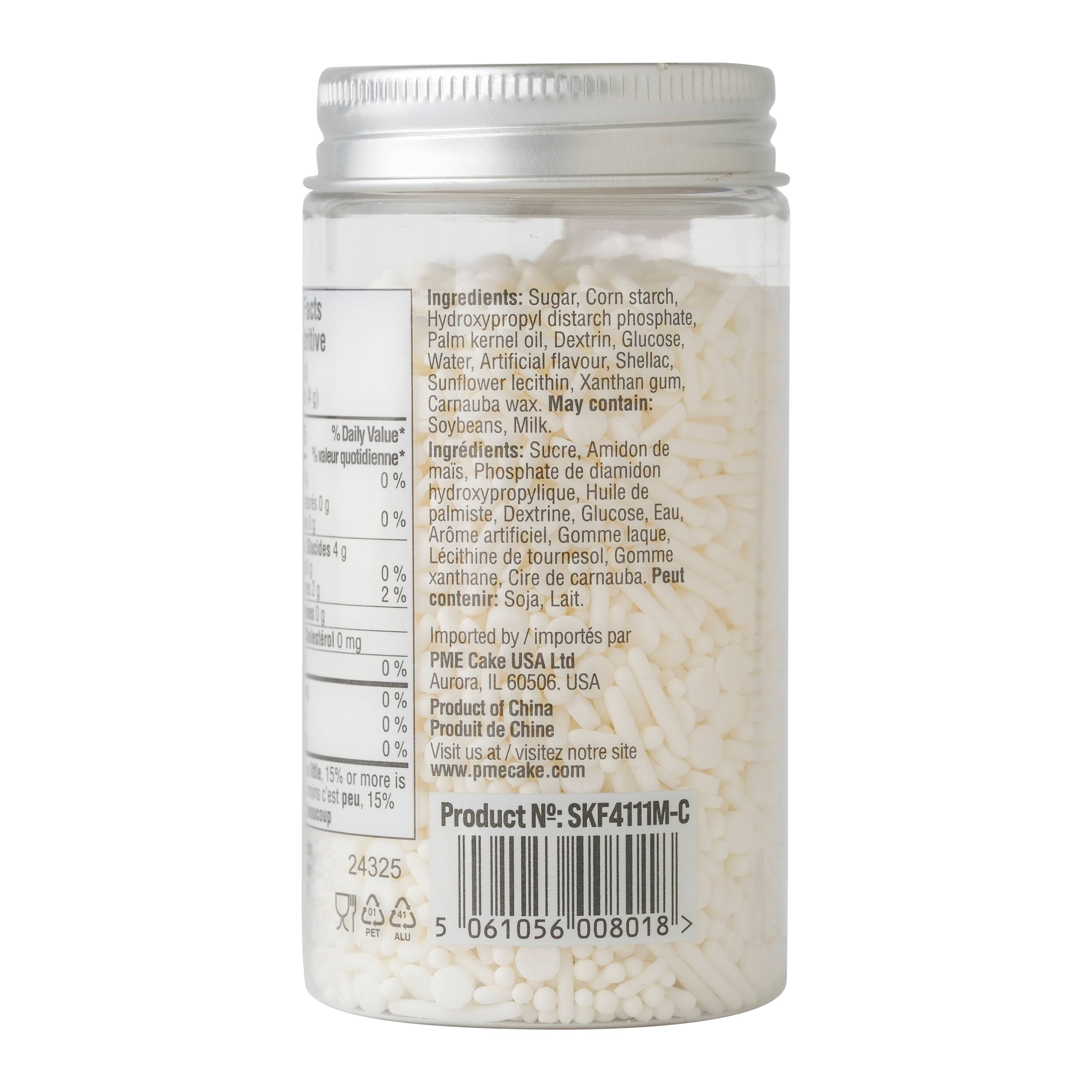 Mélange de nonpareilles Sweet Street de PME Cake, 99 g