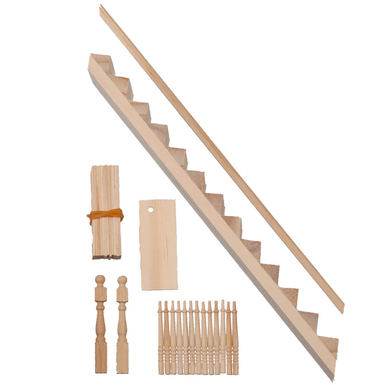 Houseworks&#xAE; 1/24 Scale Staircase Kit