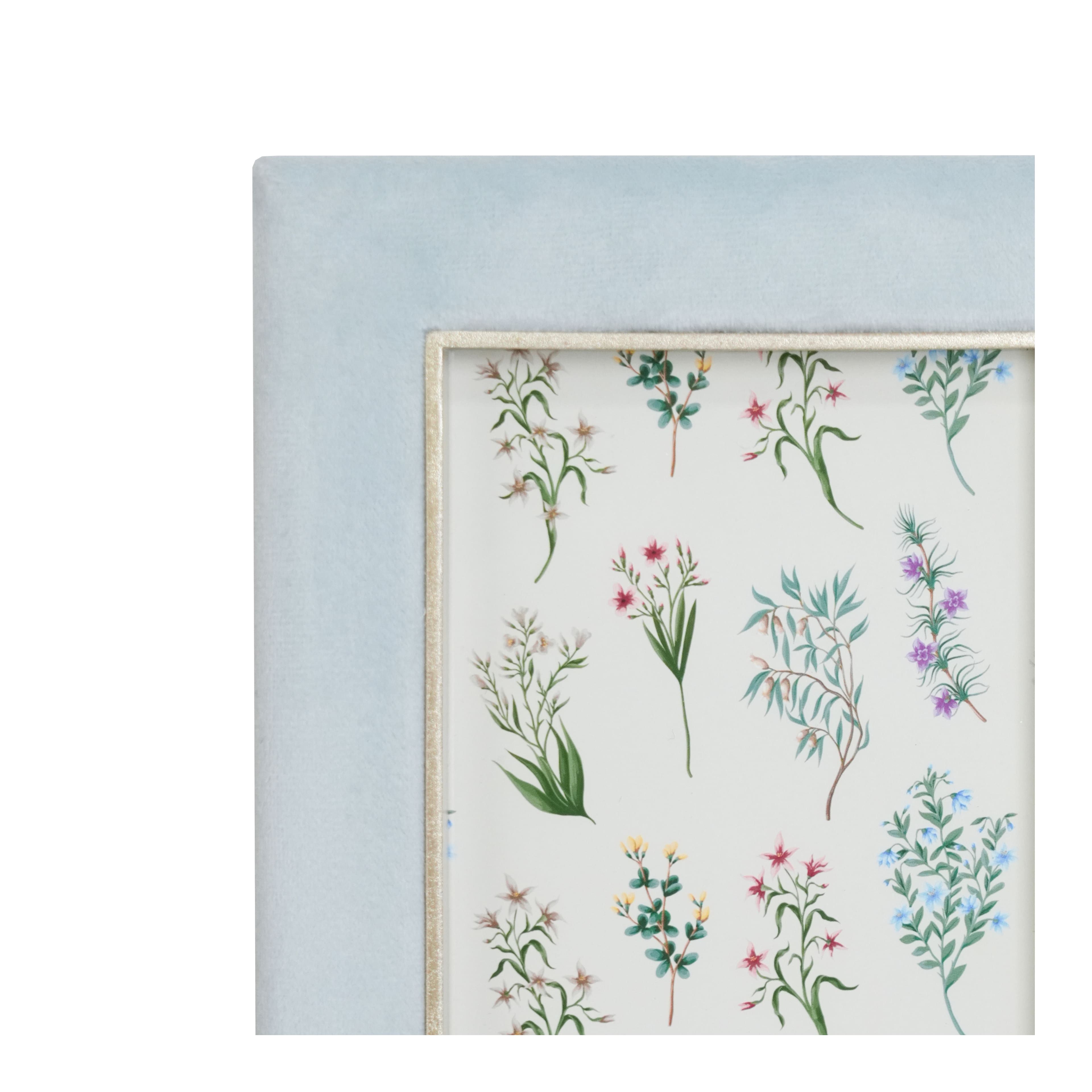 Just Jane 5&#x22; x 7&#x22; Flocked with Gold Frame by Studio D&#xE9;cor&#xAE;