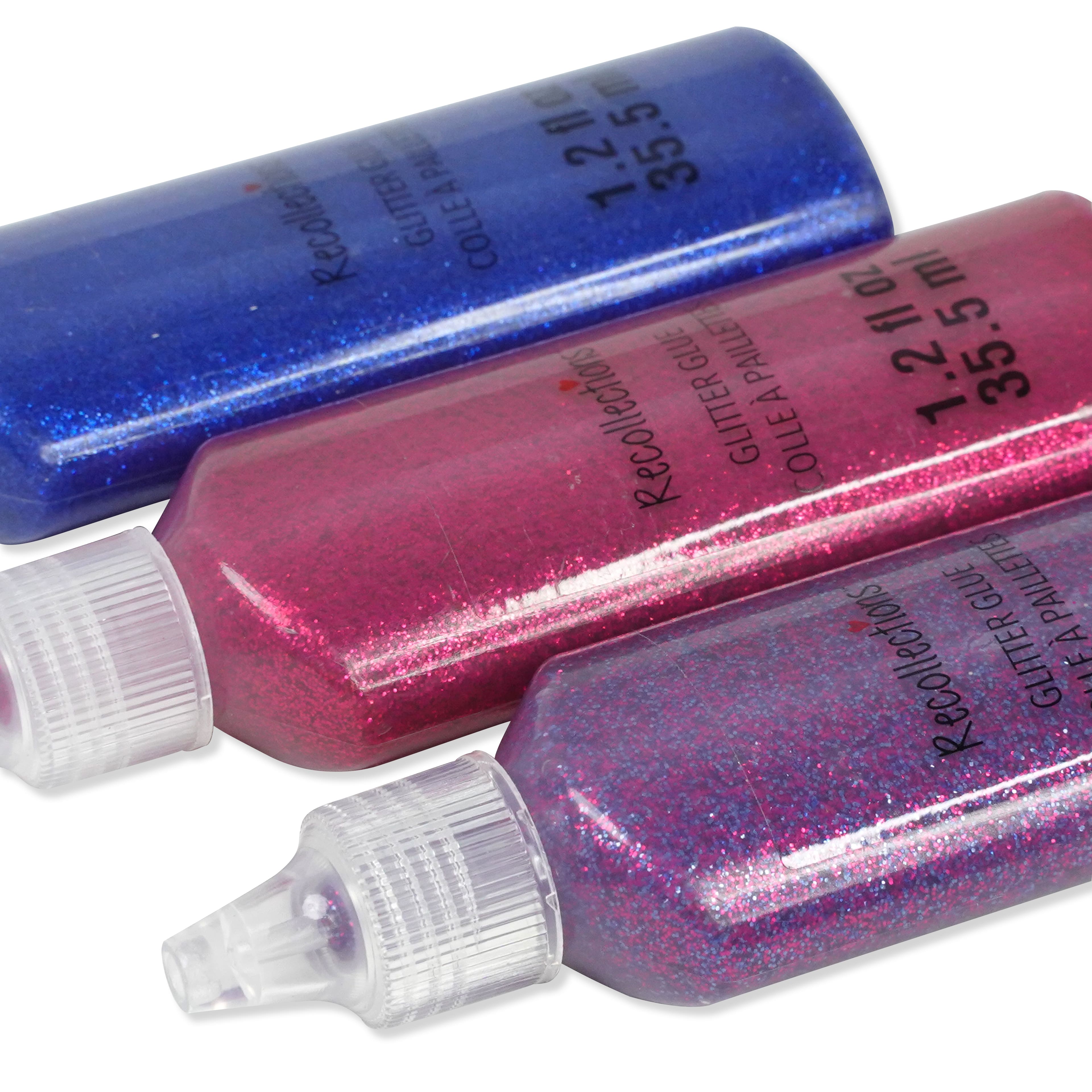 12 Packs: 3 ct. (36 total) Mixed Glitter Glue by Recollections&#x2122;