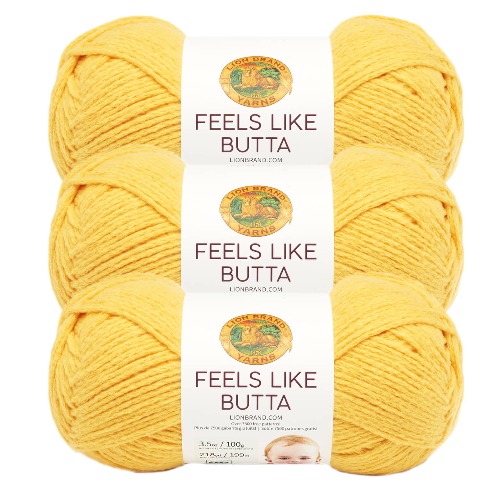 3 Pack Lion Brand® Feels Like Butta® Solid Yarn