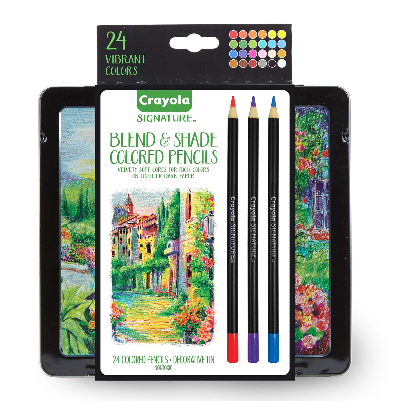 6 Packs: 24 ct. (144 total) Crayola® Signature Blend & Shade Colored Pencils