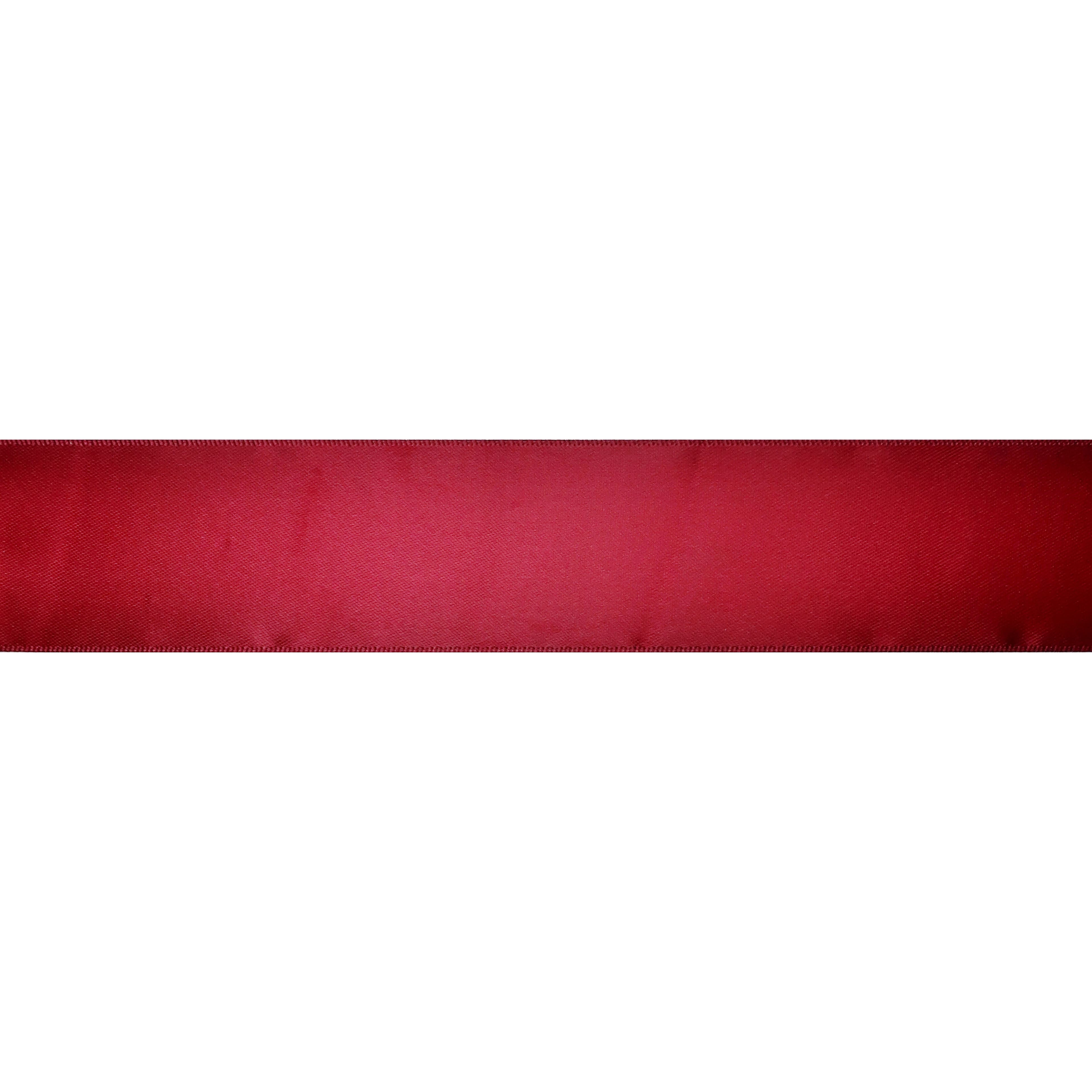 Celebrate It Satin Wired Ribbon - Burgundy - Each