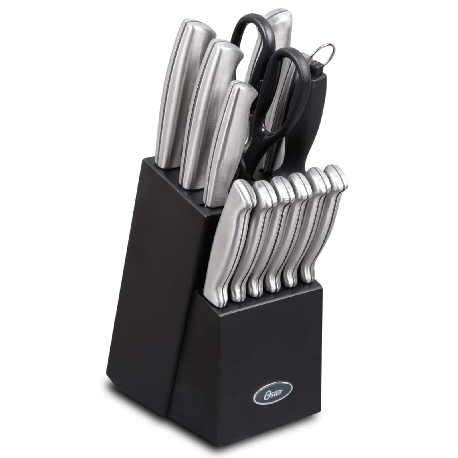 Oster Baldwyn 14-Piece Stainless Steel Cutlery Block Set