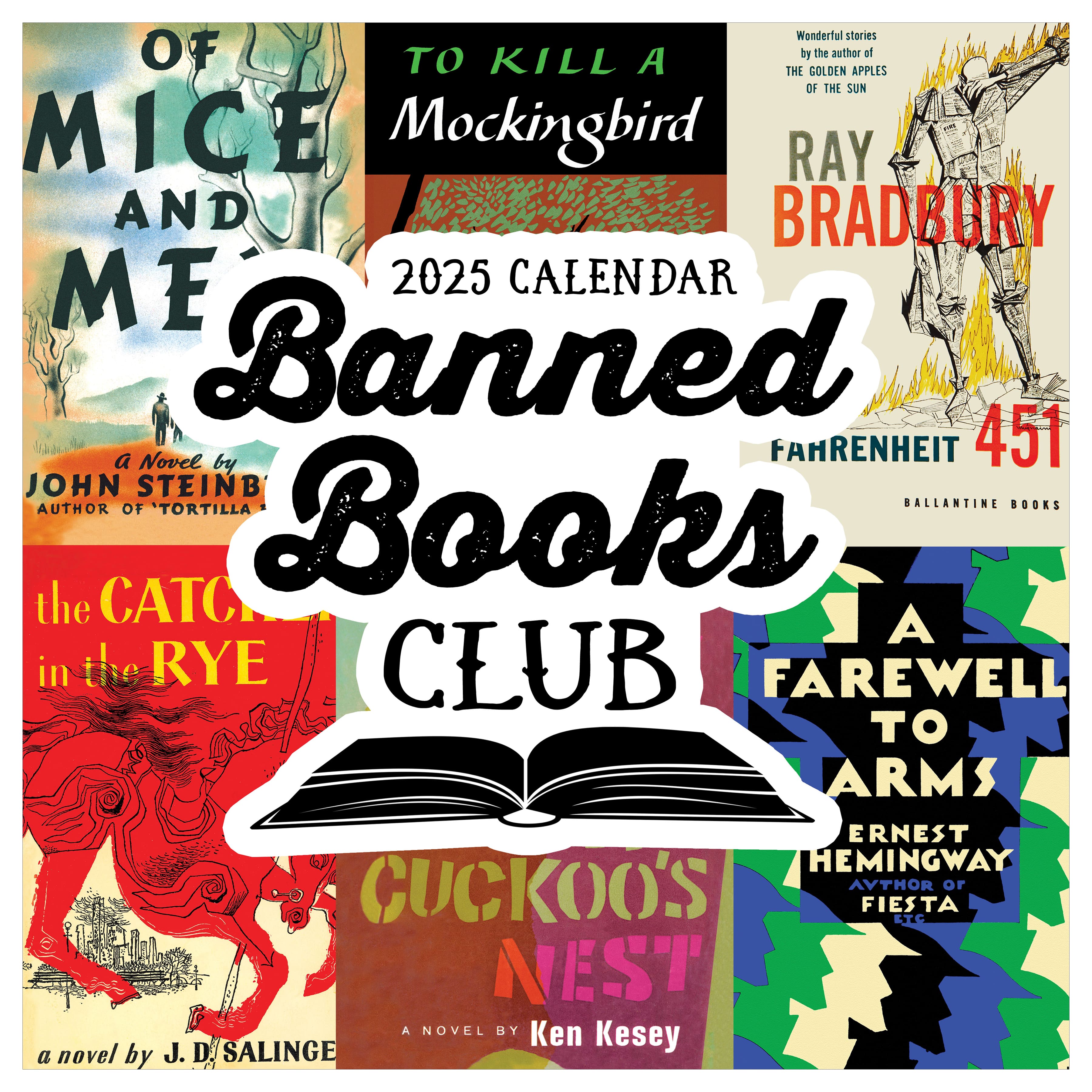 TF Publishing 2025 Banned Book Club Wall Calendar
