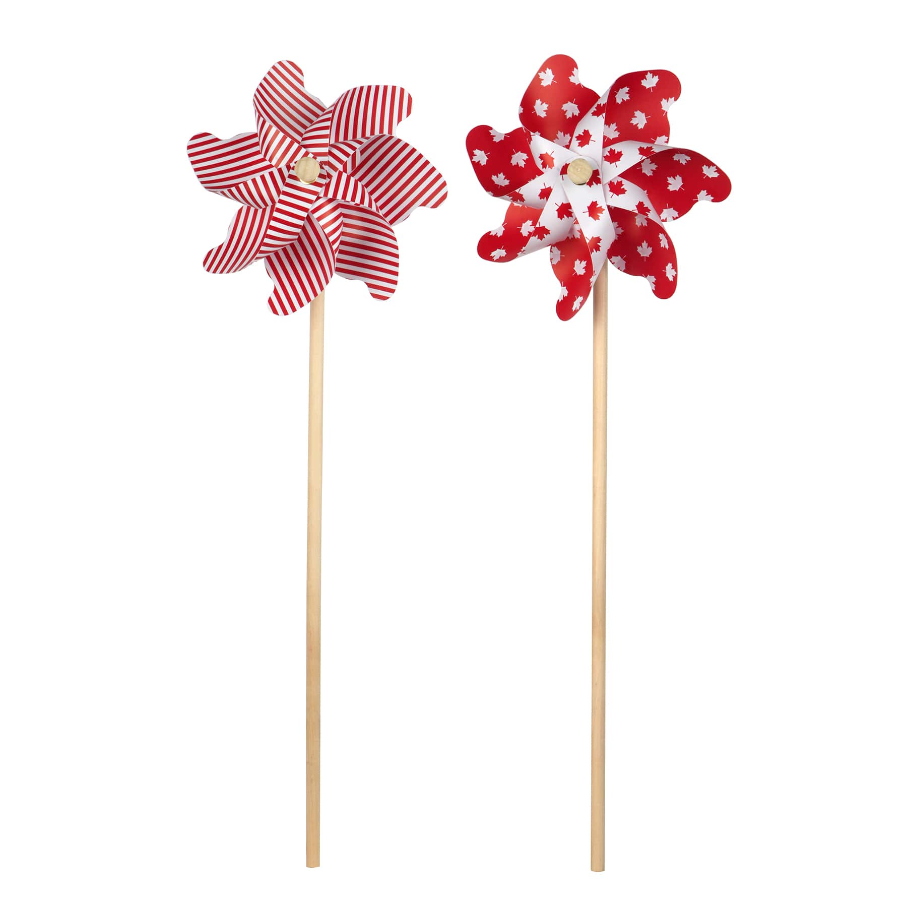 Assorted 20.75&#x22; Red &#x26; White Canada Day Pinwheel, 1pc. by Celebrate It&#x2122;