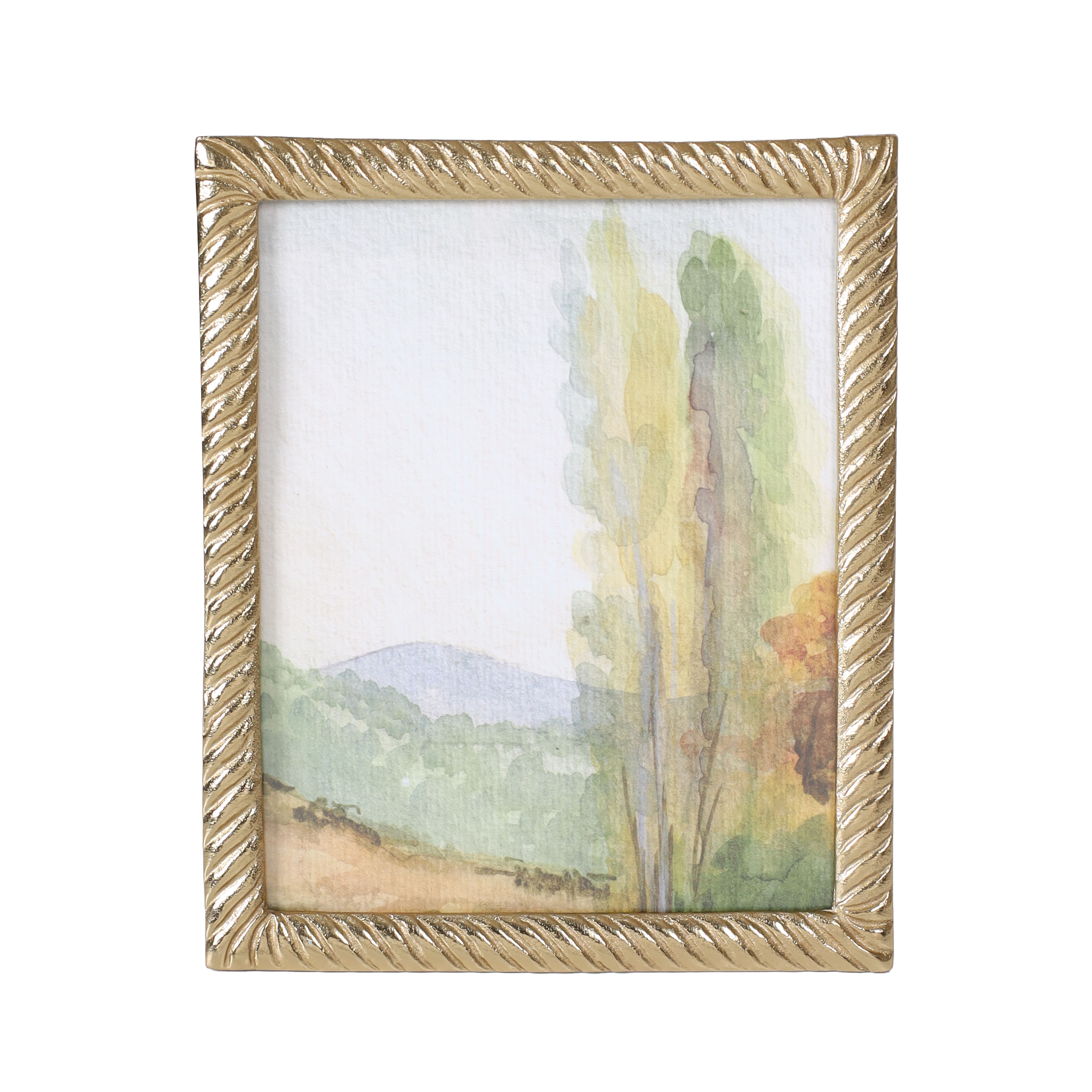 8&#x22; x 10&#x22; Gold Metal Rope Tabletop Frame, Atelier by Studio D&#xE9;cor&#xAE;