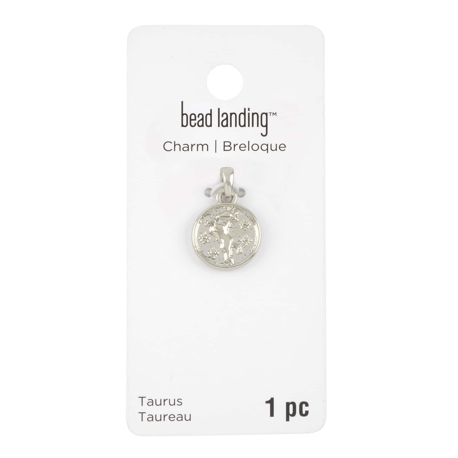 12 Pack: Metal Zodiac Coin Charm by Bead Landing™