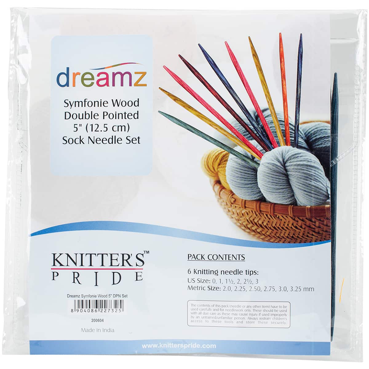 Knitter&#x27;s Pride&#x2122; Dreamz Socks Kit 5&#x22; Double Pointed Needles Set