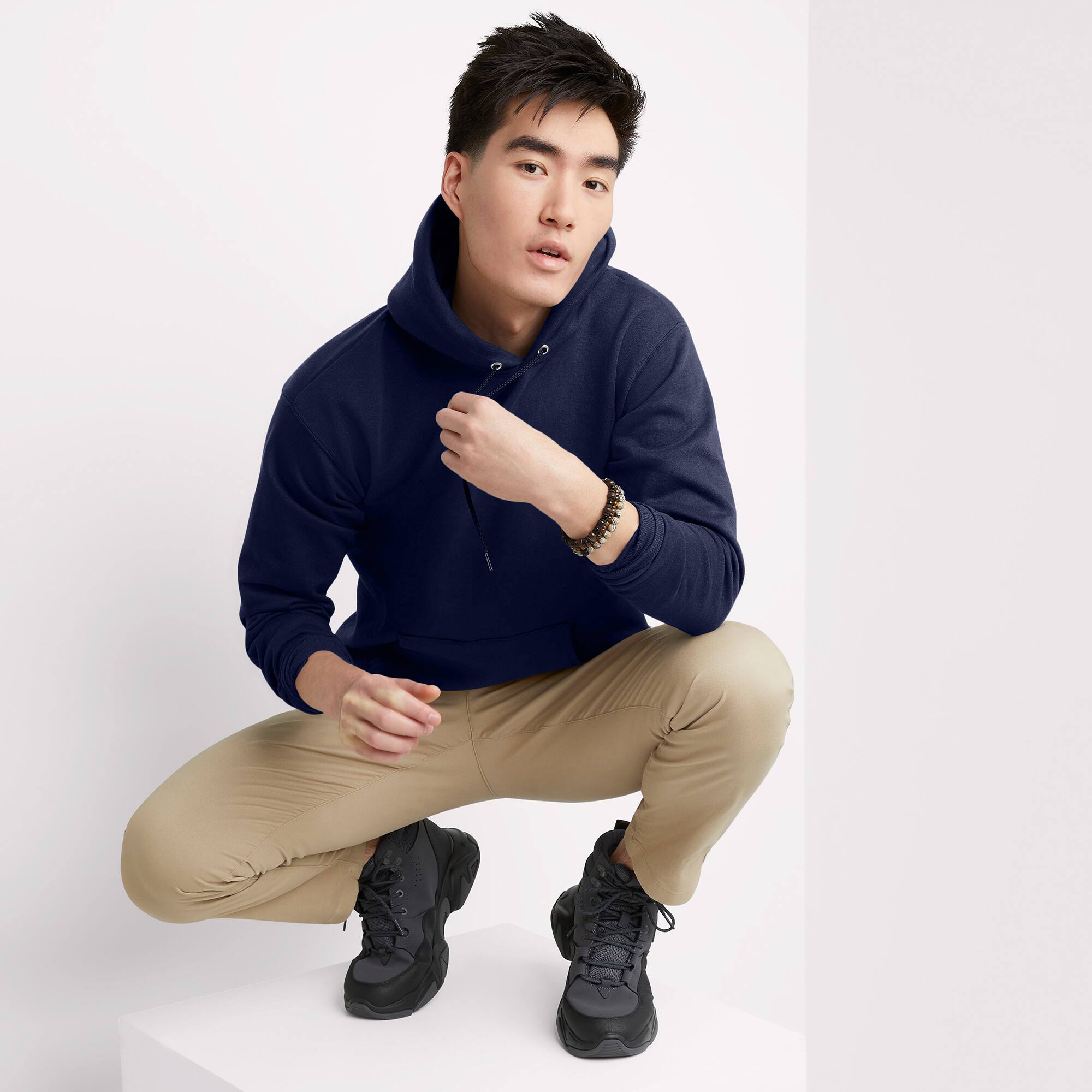 Hanes EcoSmart Pullover Men's Fleece Hoodie