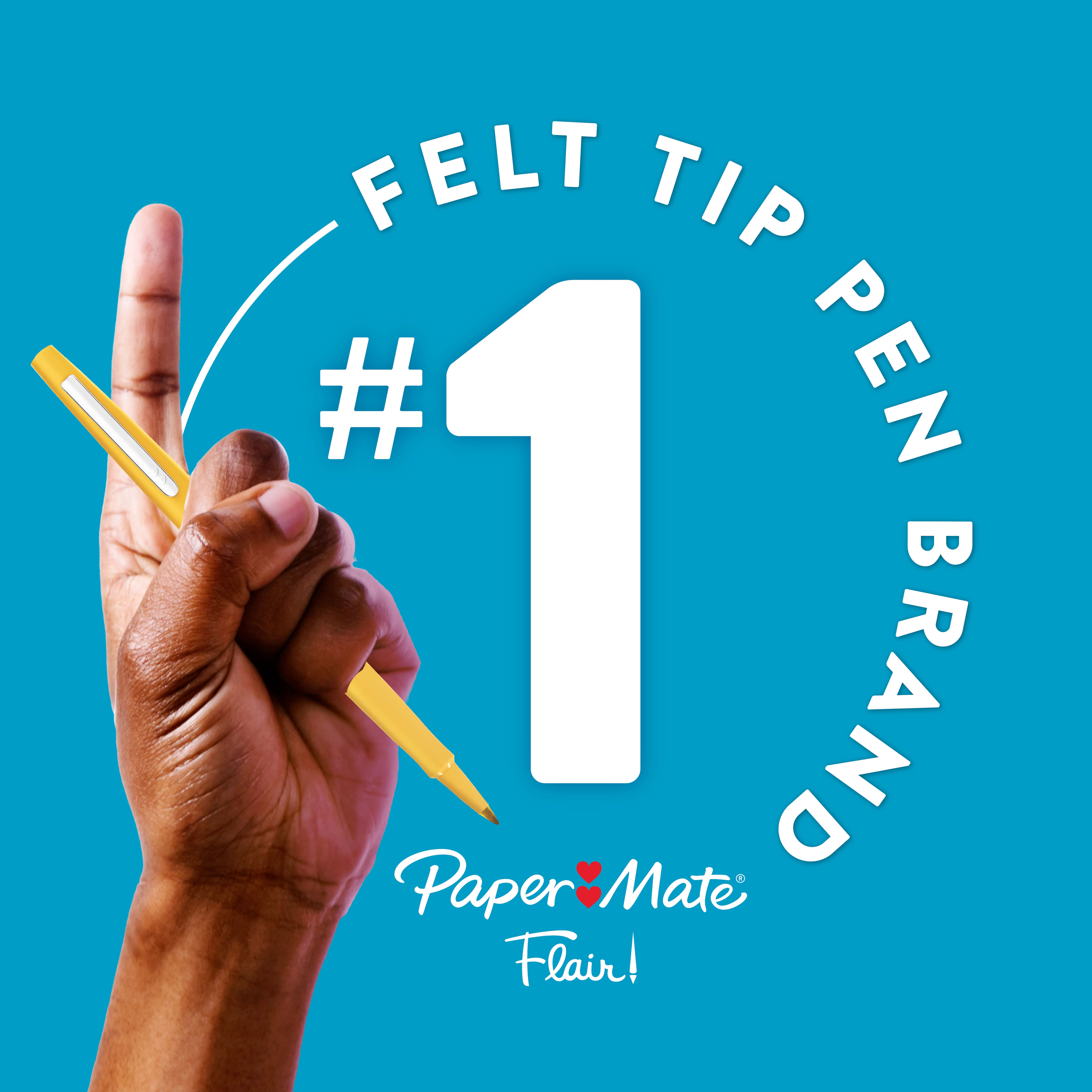 Paper Mate® Flair® Retro Accents™ 12 Color Felt Tip Pen Set