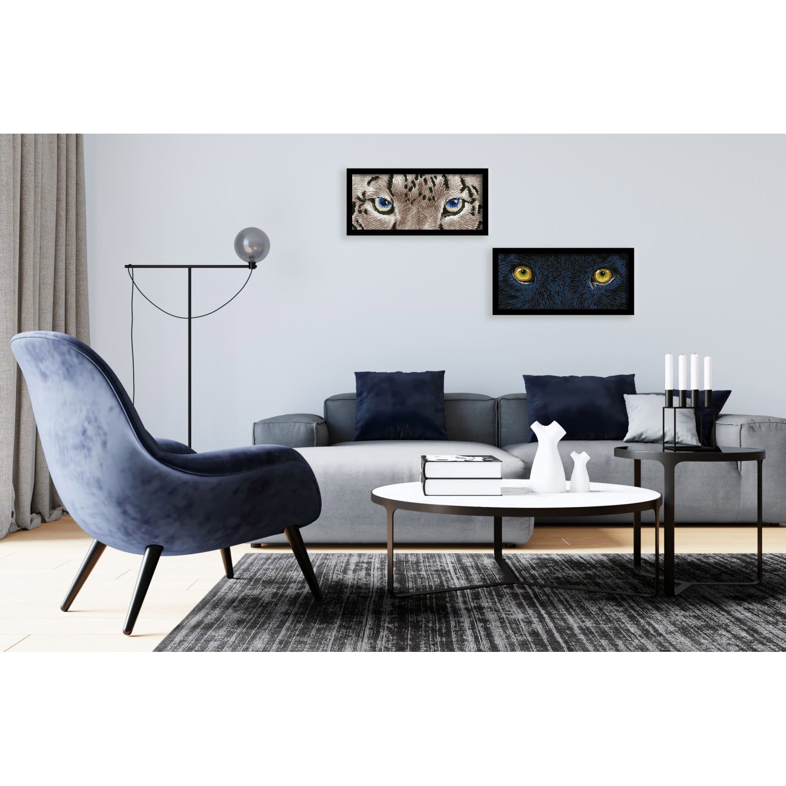 Diamond Dotz® Intermediate Black Panther Spy Diamond Painting Kit