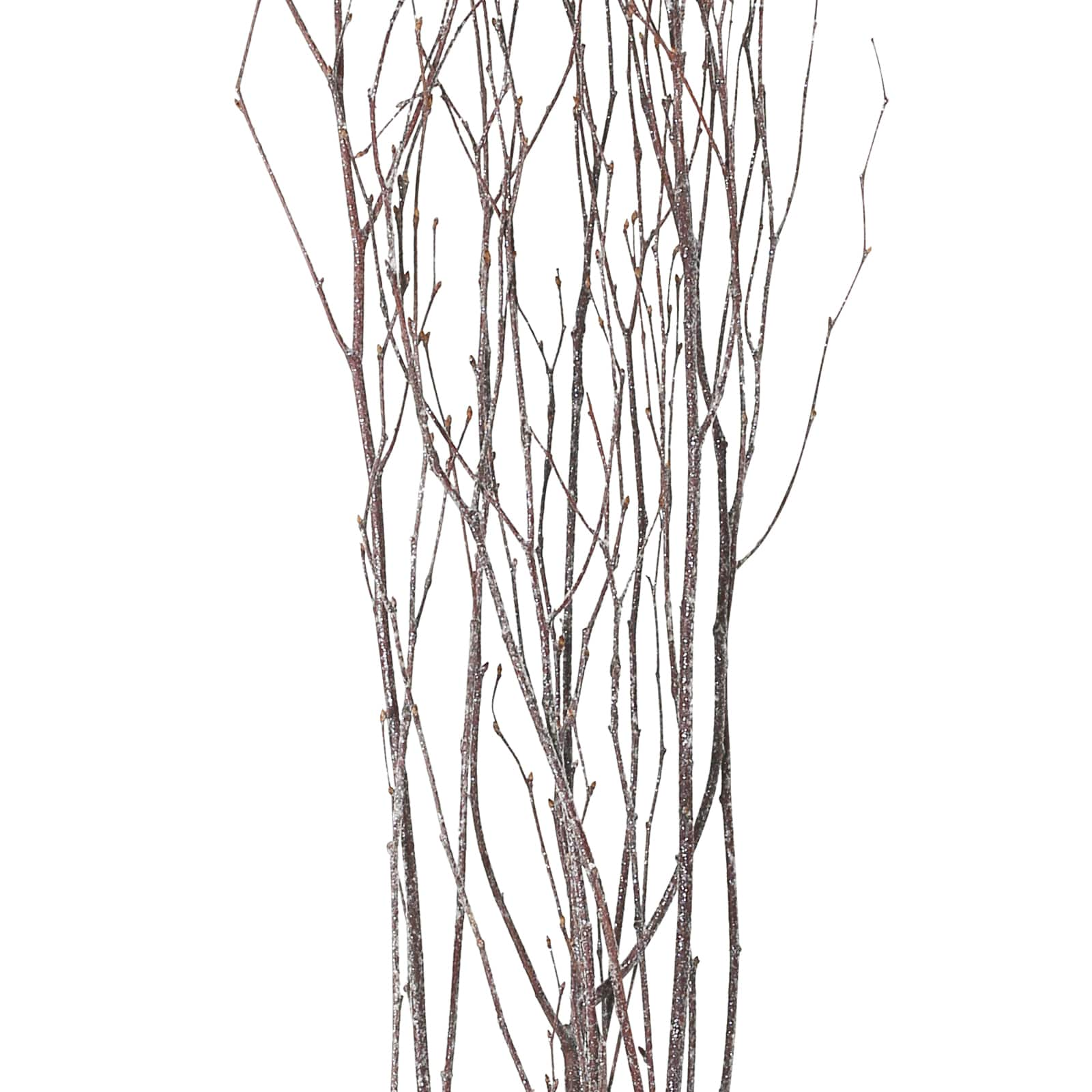 48&#x22; Brown Frosted Glitter Branch Bunch by Ashland&#xAE;