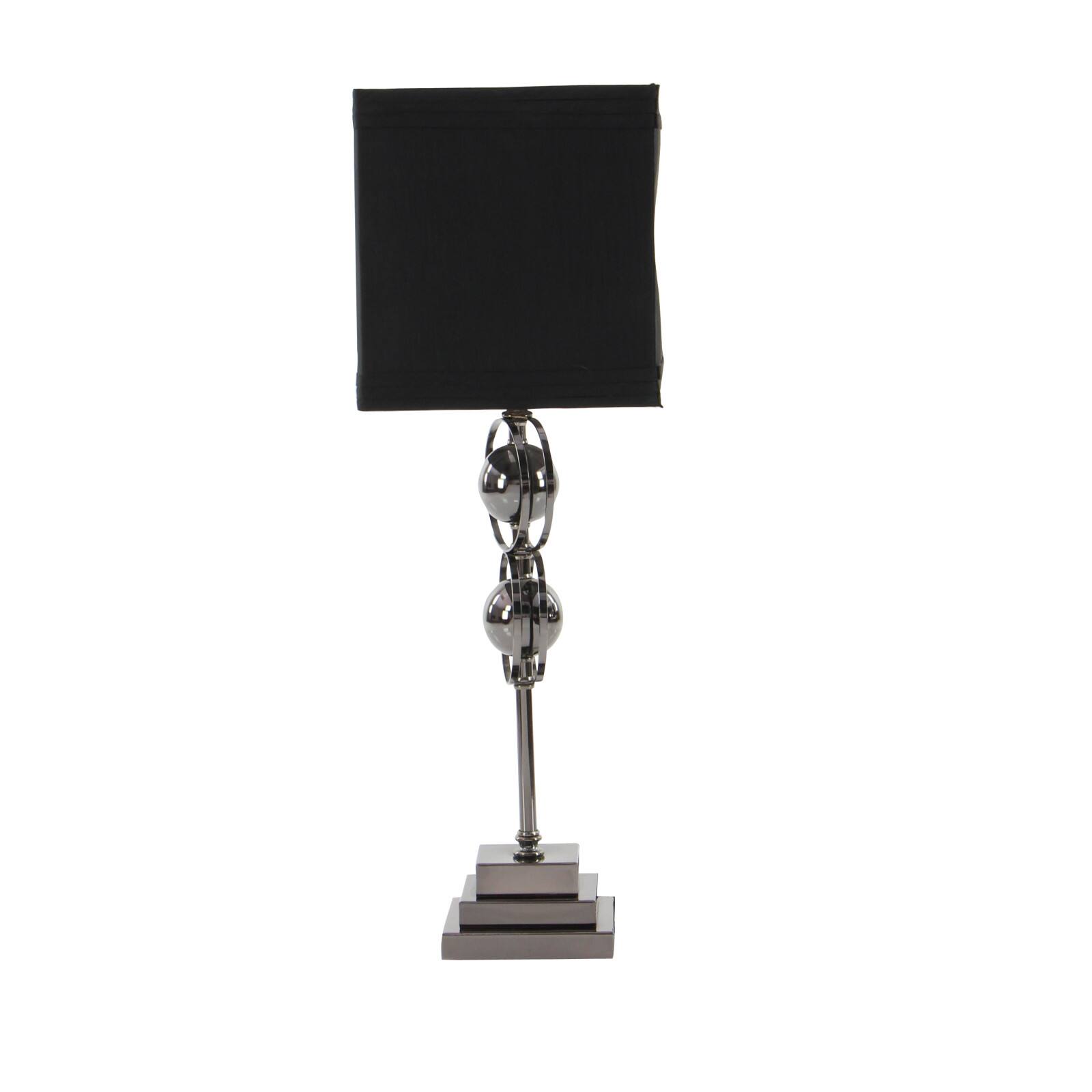 25&#x22; Black Metal Modern Table Lamp, 2ct.
