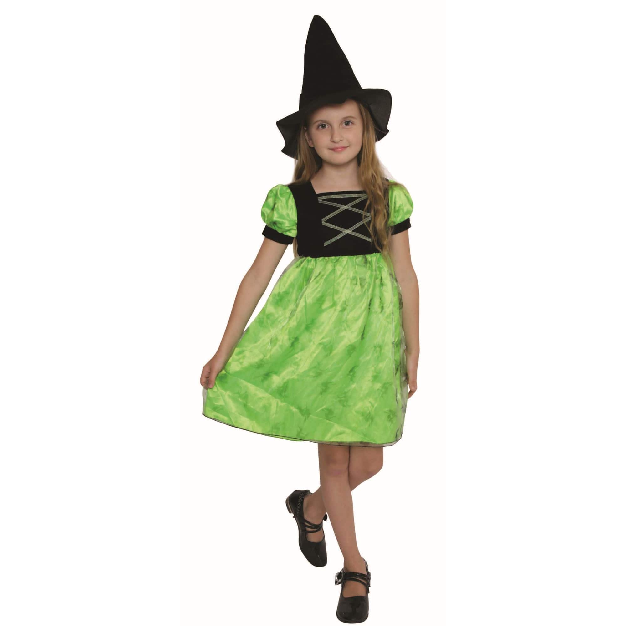 Northlight Black and Green Witch Girl Child Halloween Costume - Small Northlight Black and Green Witch Girl Child Halloween Costume - Small