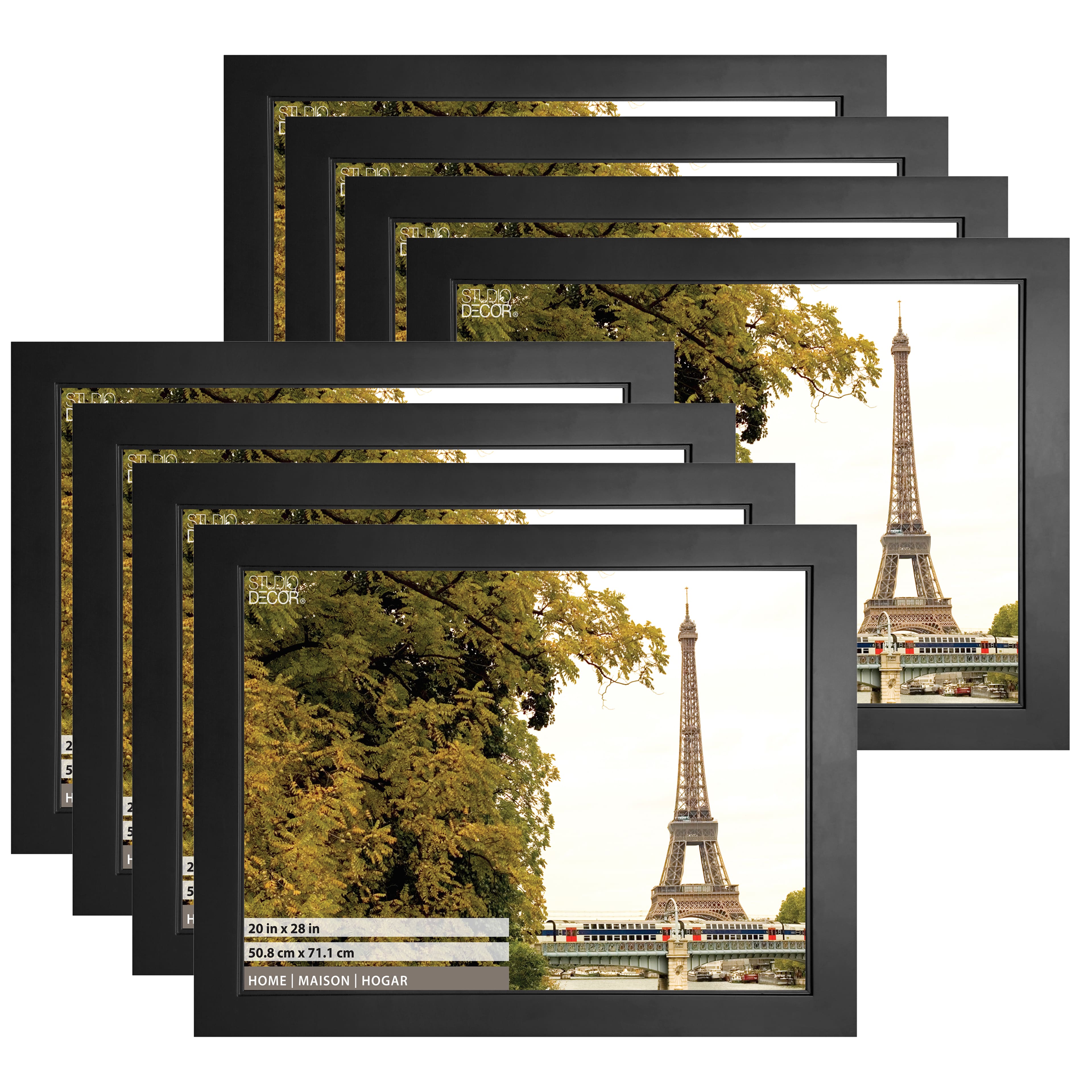 8 Pack: Black Studio Frame, Home Collection by Studio Décor®