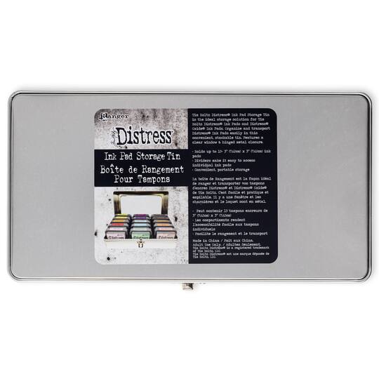 Tim Holtz Distress® Ink Pad Storage Tin | Michaels