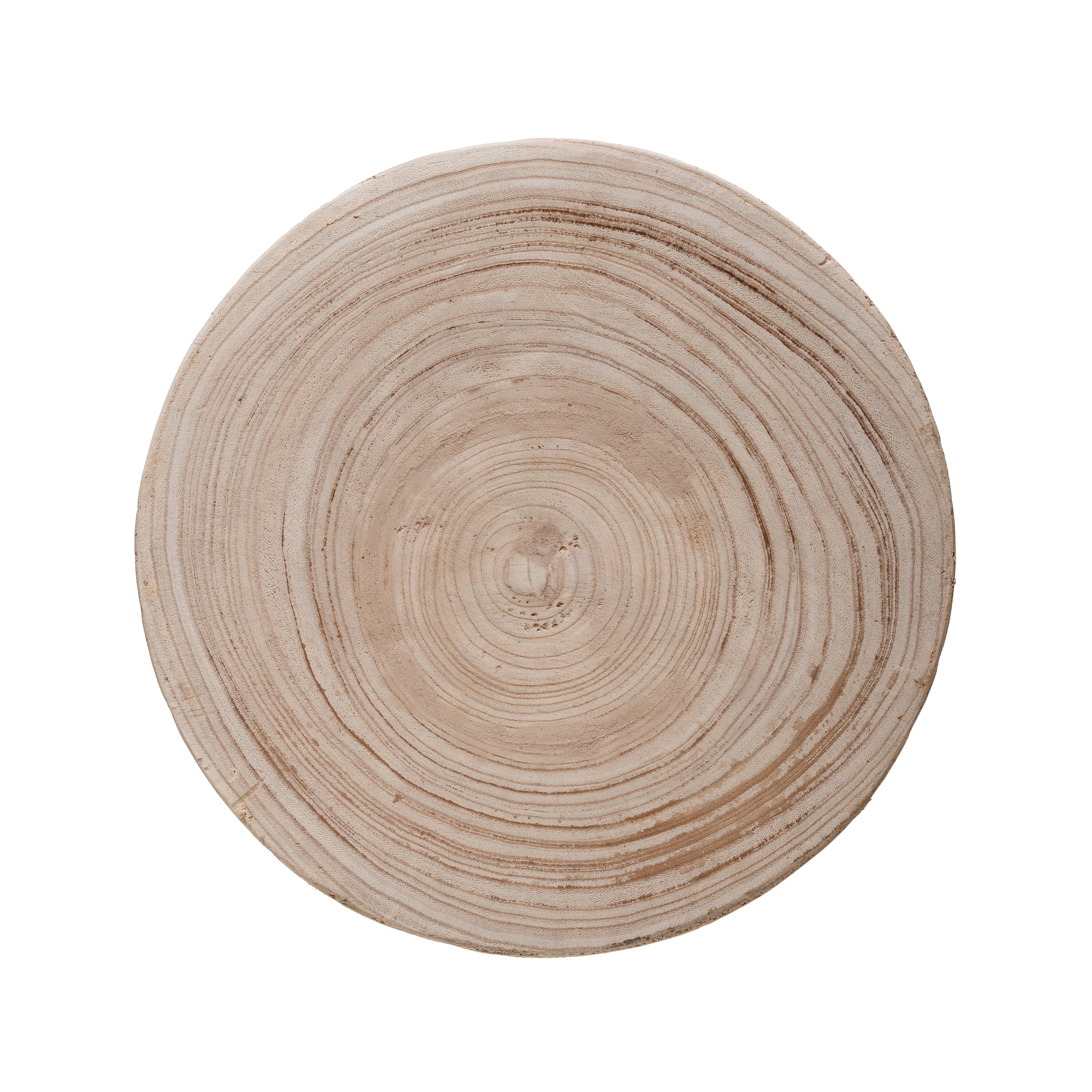 Hello Honey&#xAE; 16&#x22; Paulownia Wood Stool