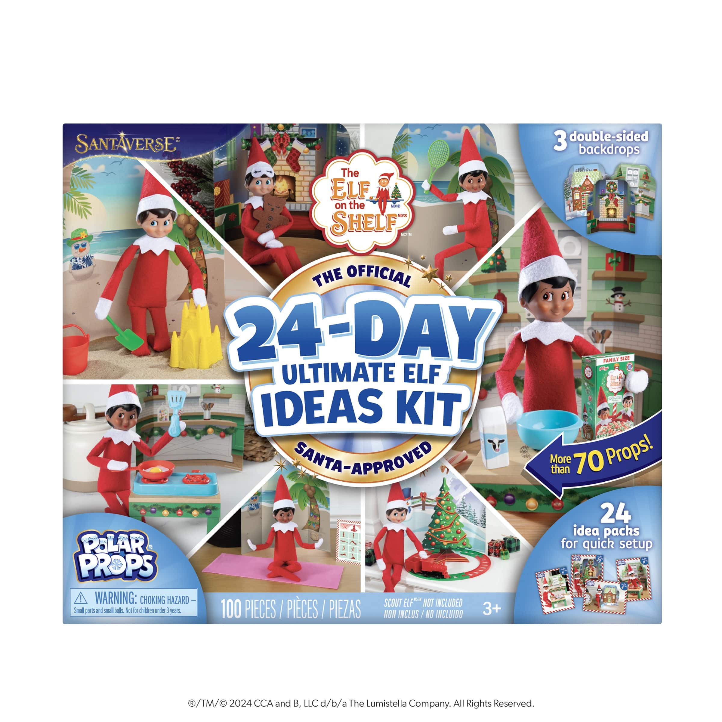 The Elf on the Shelf&#xAE; Polar Props&#x2122; 24-Day Ultimate Elf Ideas Kit