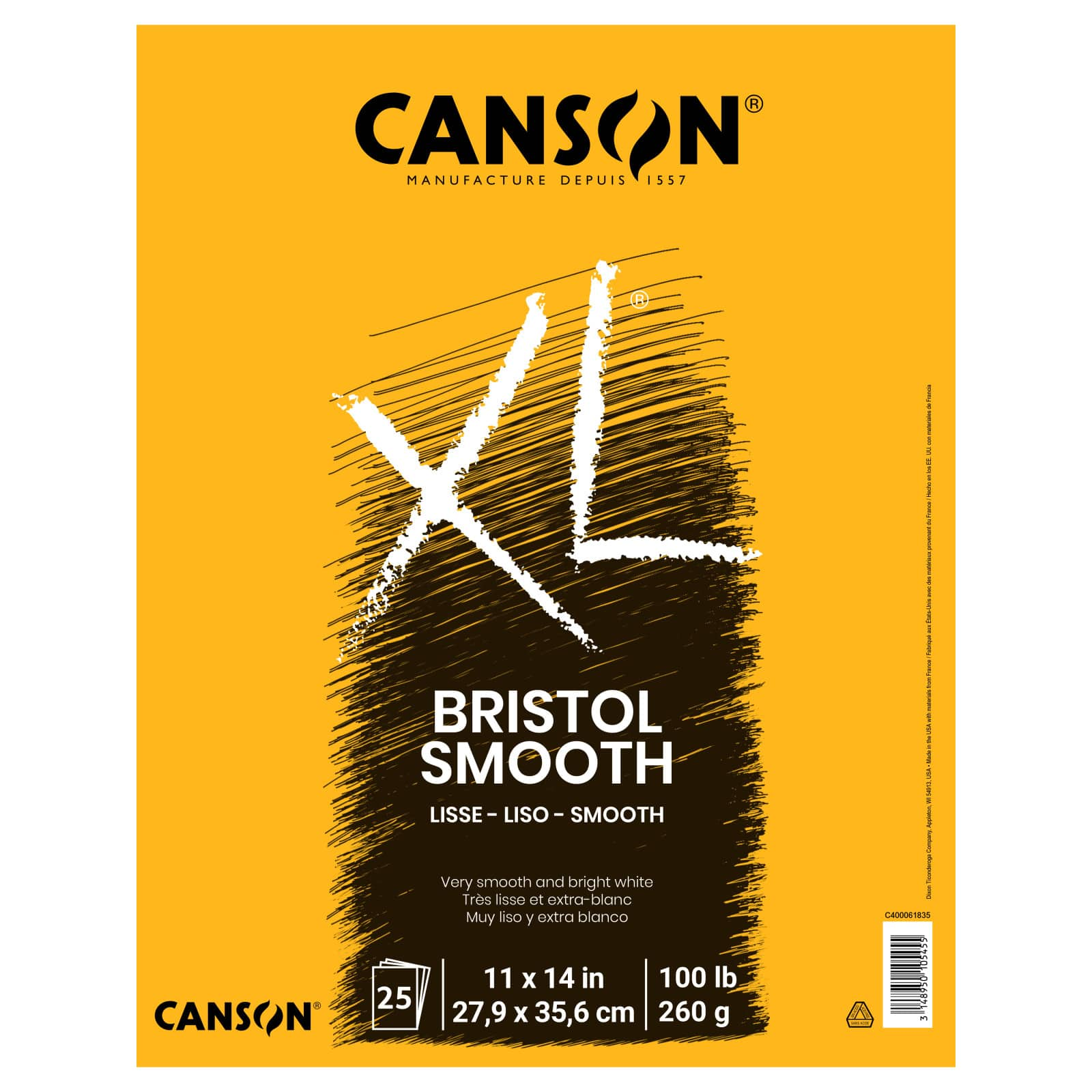 Canson&#xAE; XL&#xAE; Bristol Smooth Pad