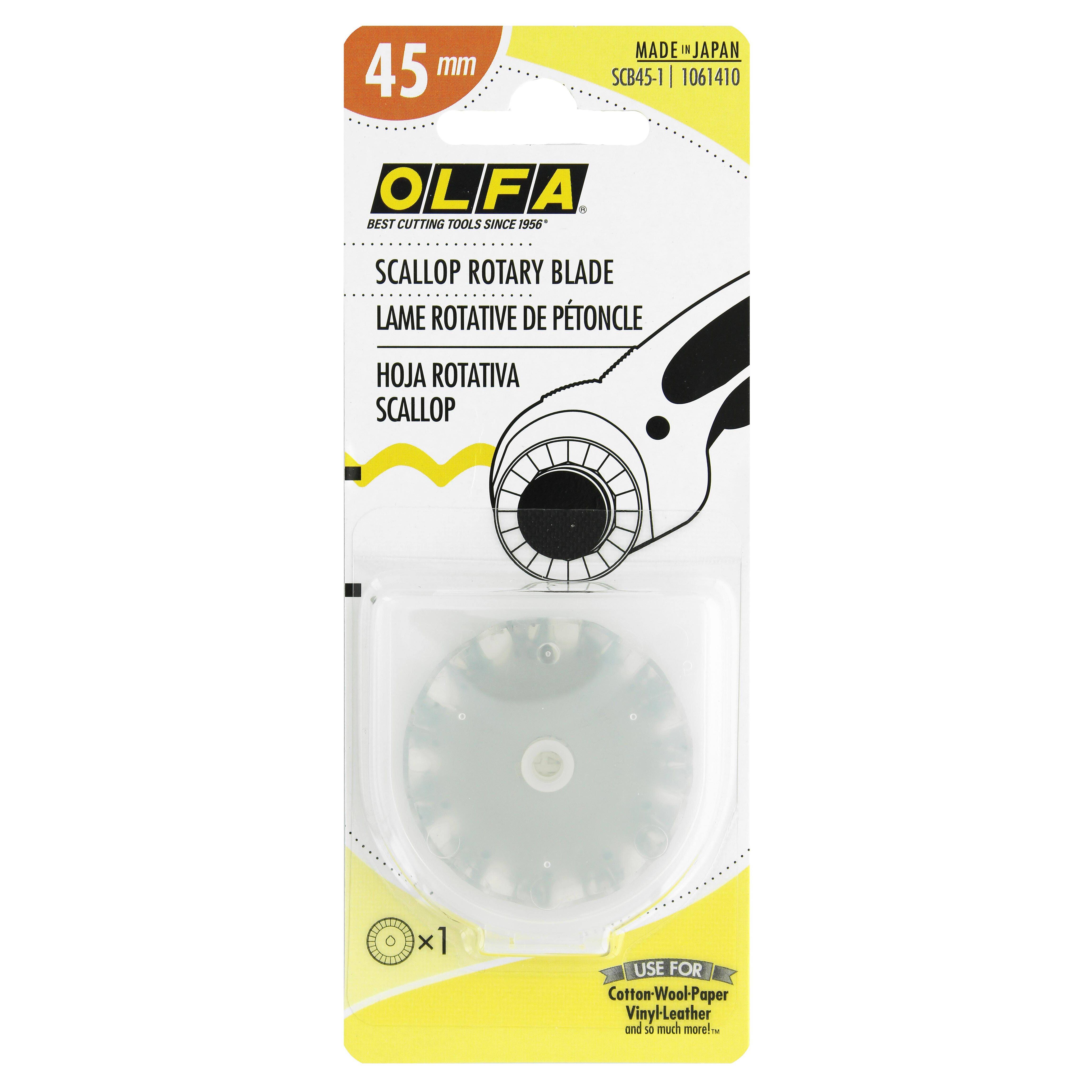 Olfa 45mm Decorative Scallop Rotary Blade