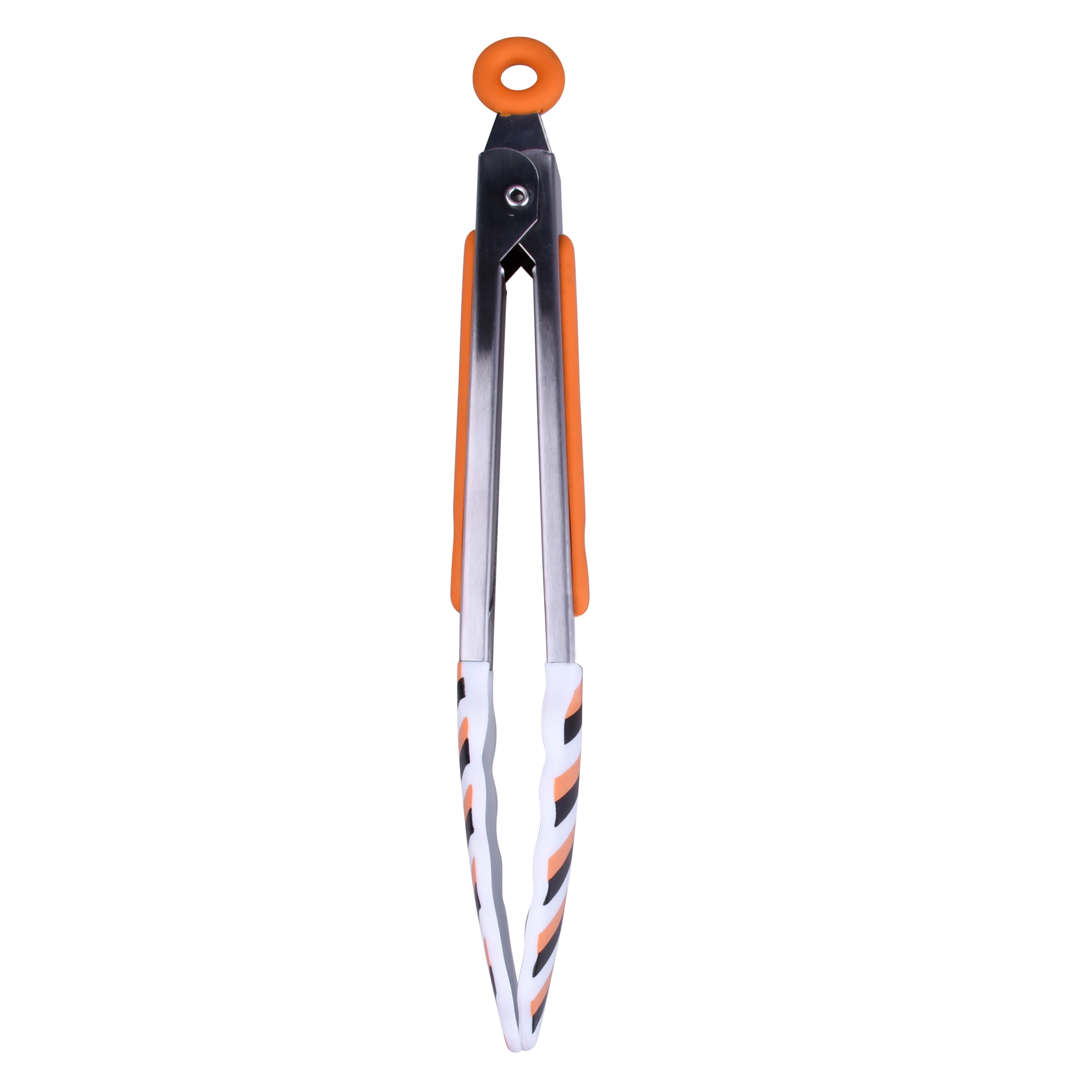 Mini Halloween Stripes Silicone Tongs by Makery&#x2122;
