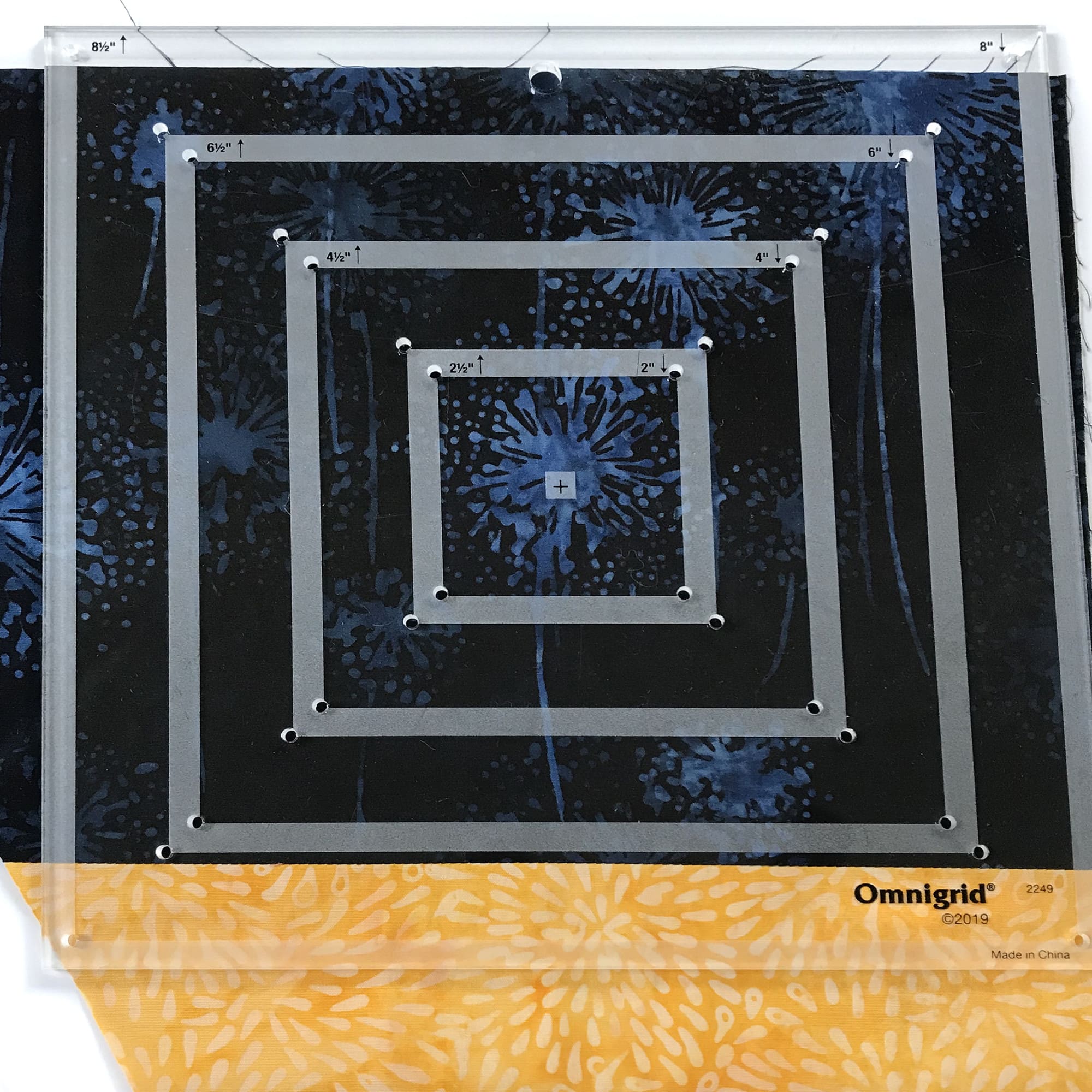 Omnigrid® Fussy Cut Square Quilting Template Set