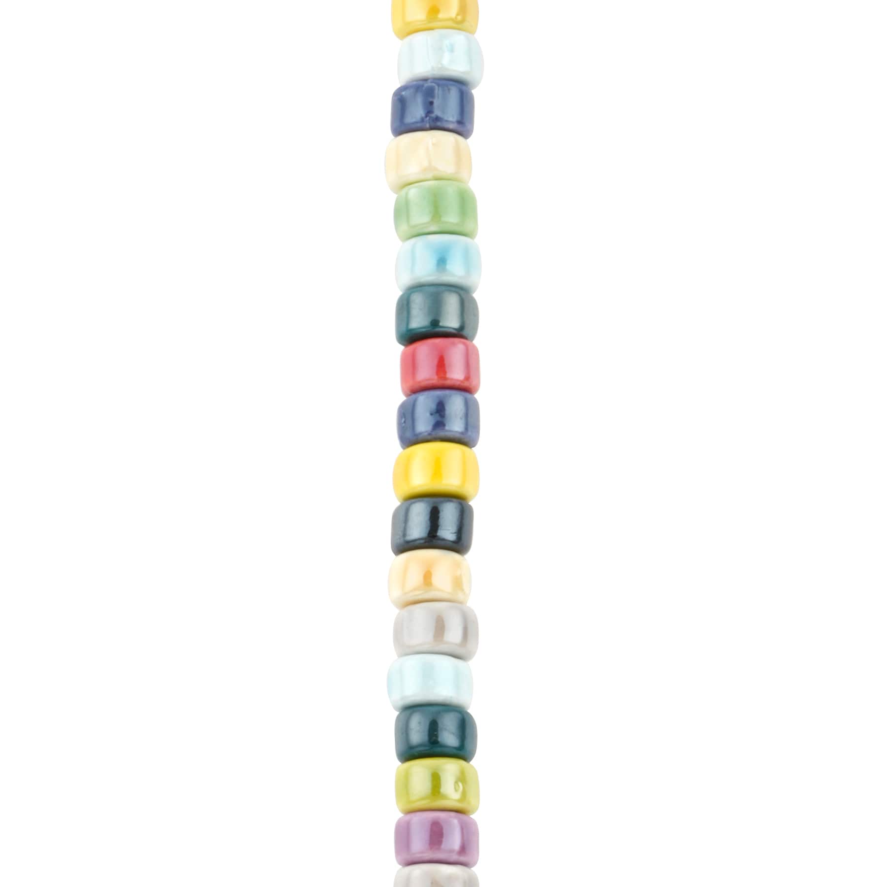 12 Pack: Multicolor Ceramic Heishi Beads, 6mm by Bead Landing™