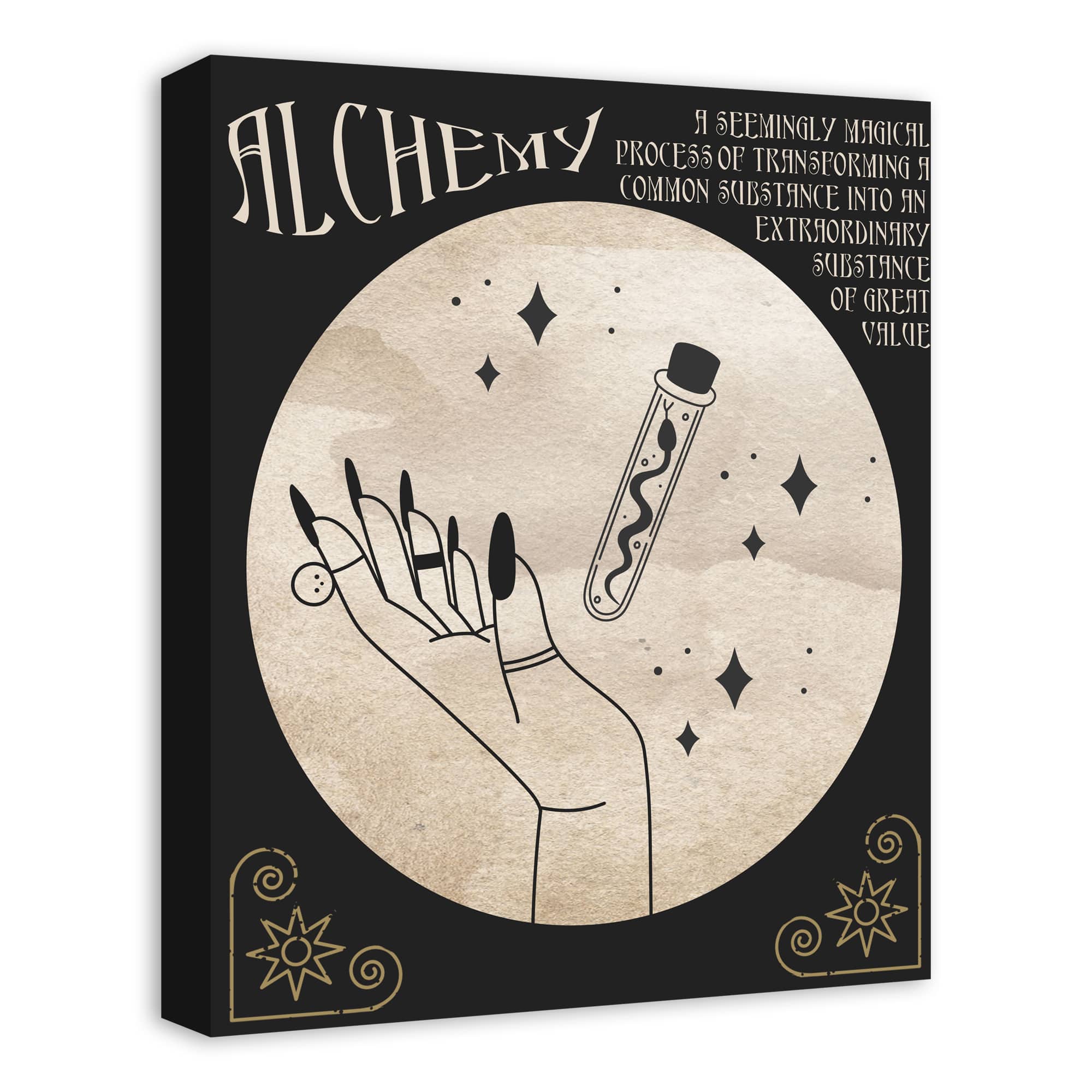 Alchemy Hand Potion 8 16&#x22; x 20&#x22; Canvas Wall Art