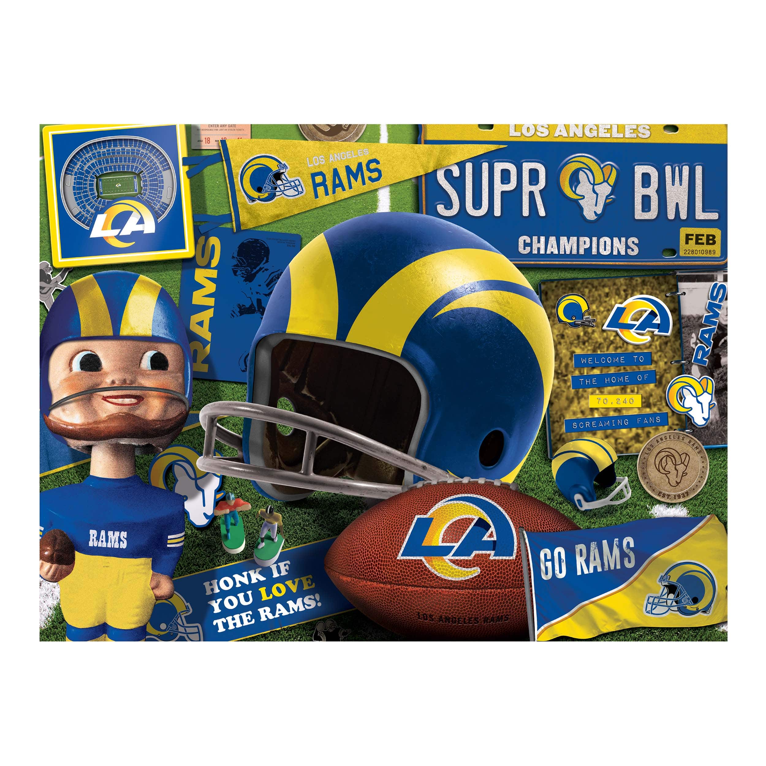 NFL Retro Series 500 Piece Puzzle