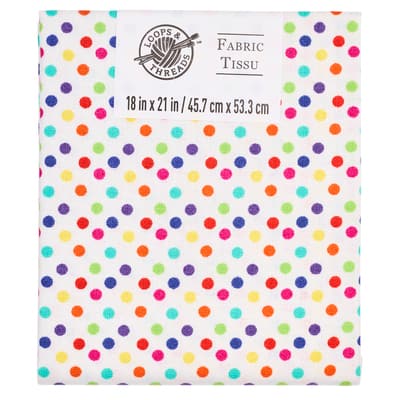 Multicolor Polka Dots Cotton Fabric by Loops & Threads® image