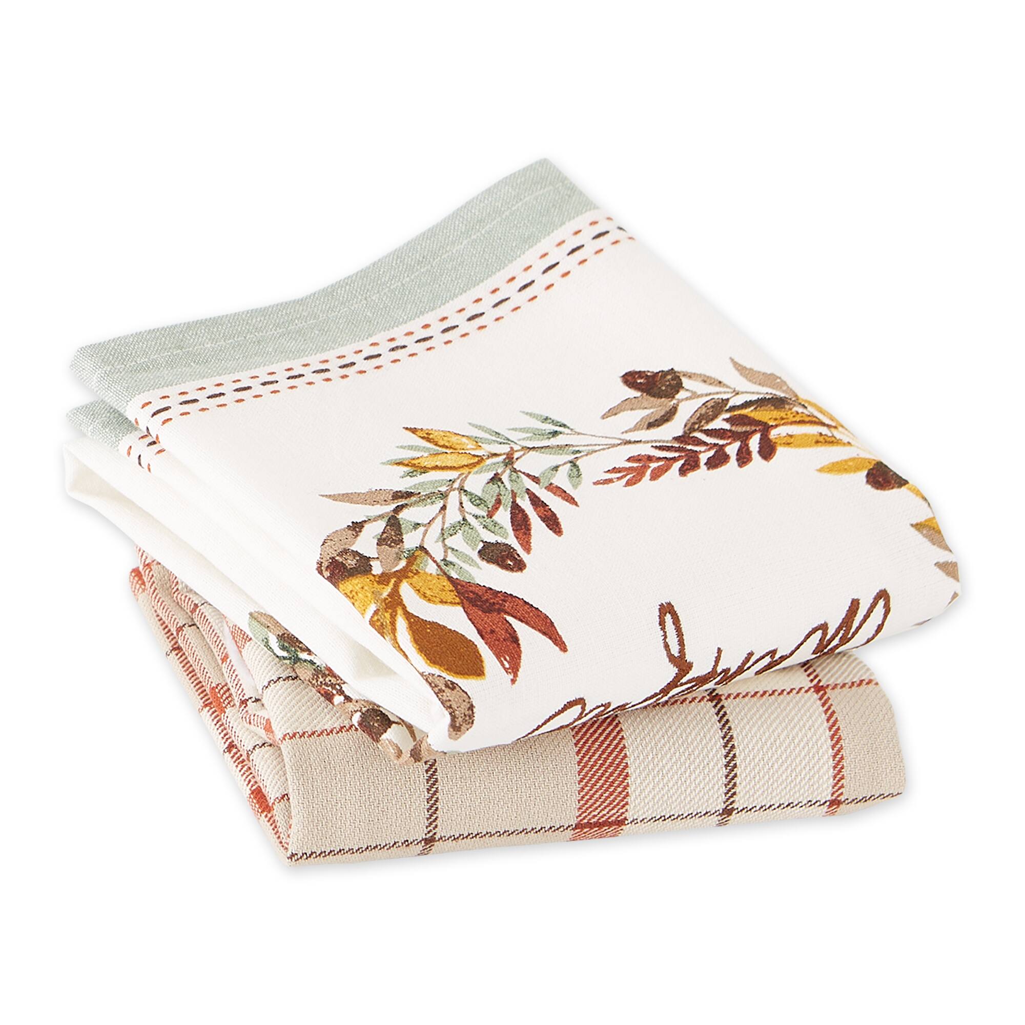 DII&#xAE; Thankful Autumn Dishtowel Set