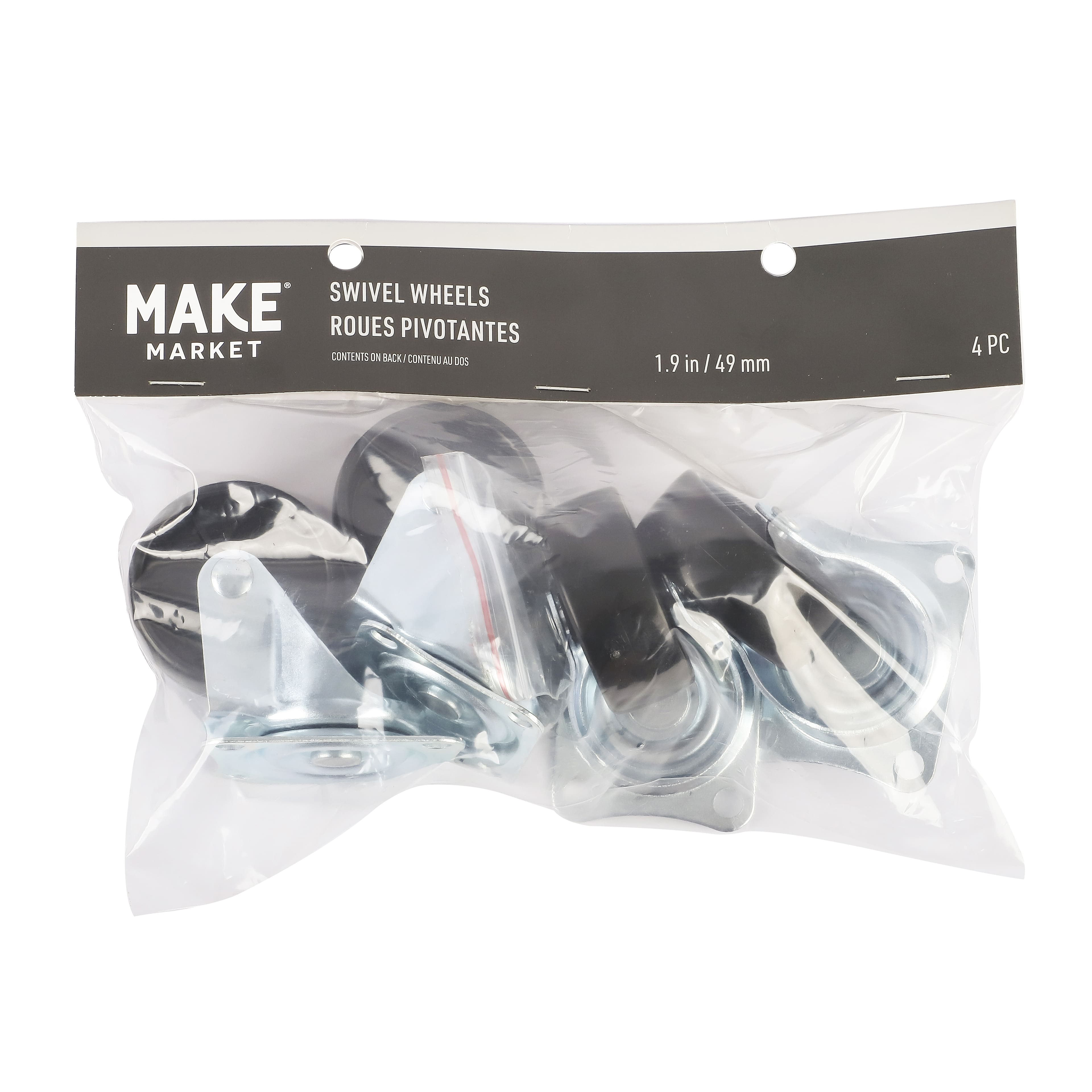 12 Packs: 4 ct. (48 total) 2" Swivel Wheels by Make Market®