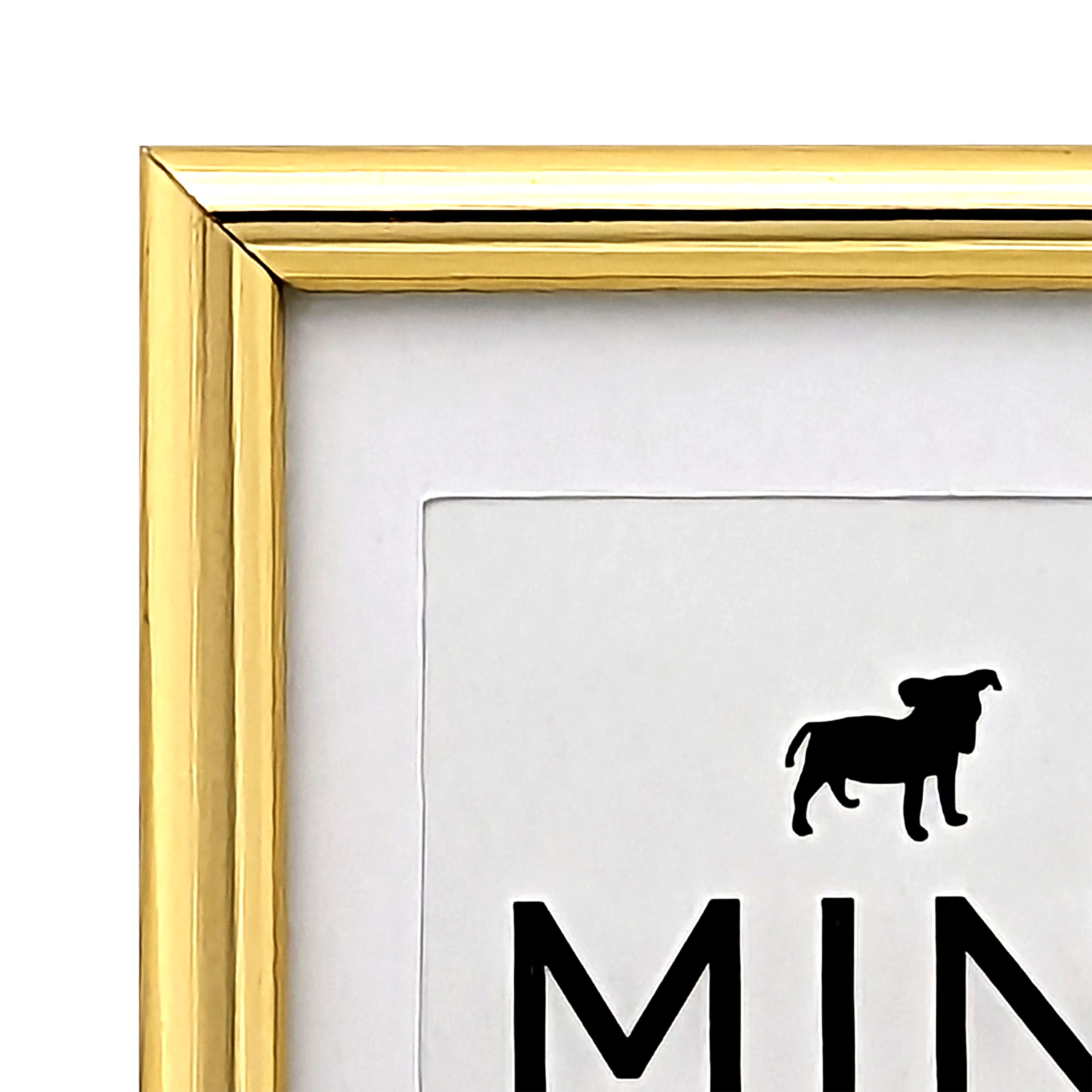 24 Pack: Metallic Gold Mini Frame with Mat by Studio D&#xE9;cor&#xAE;