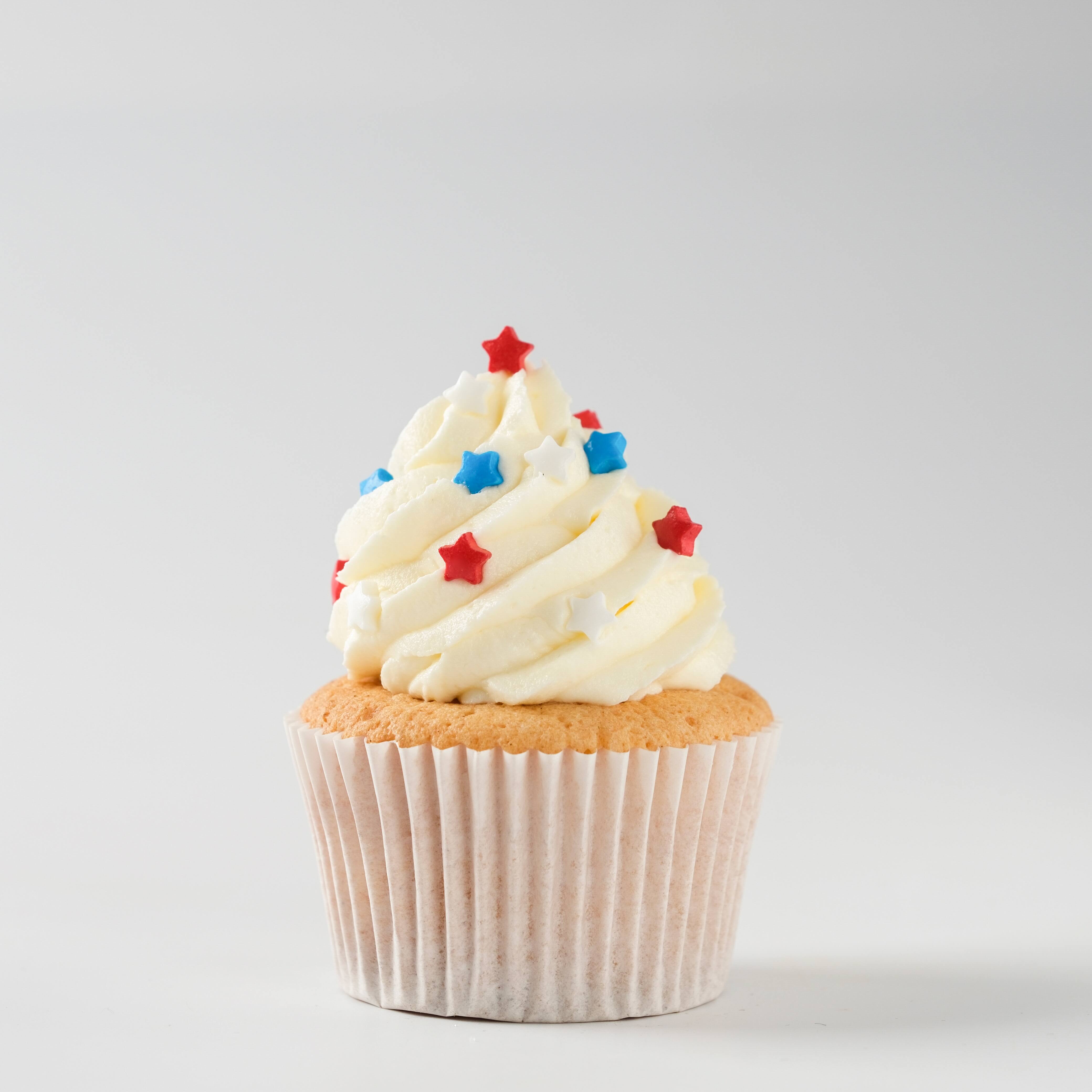 PME Cake Sweet Street&#xAE; Red, White &#x26; Blue Stars Sprinkles