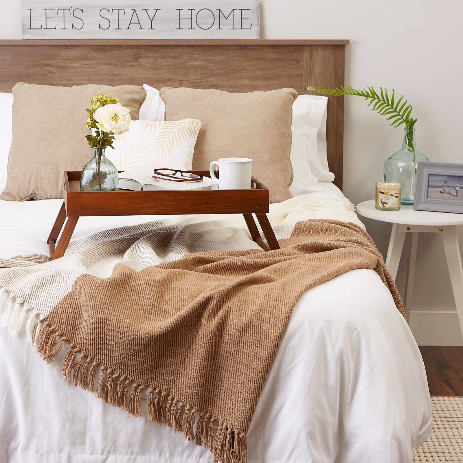 DII® Stone Four Square Woven Throw