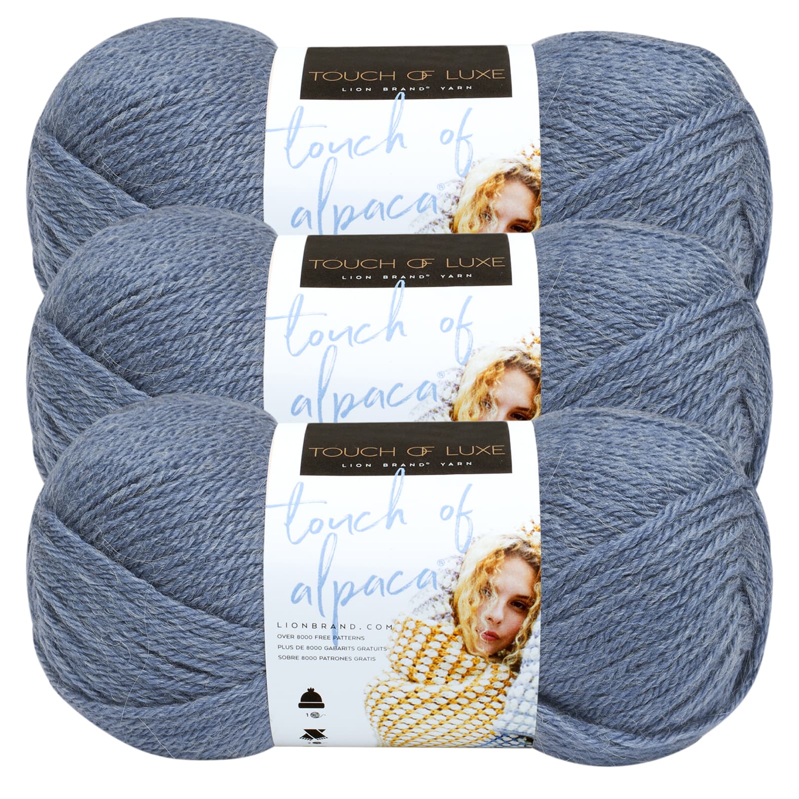 3 Pack Lion Brand® Touch of Alpaca® Yarn